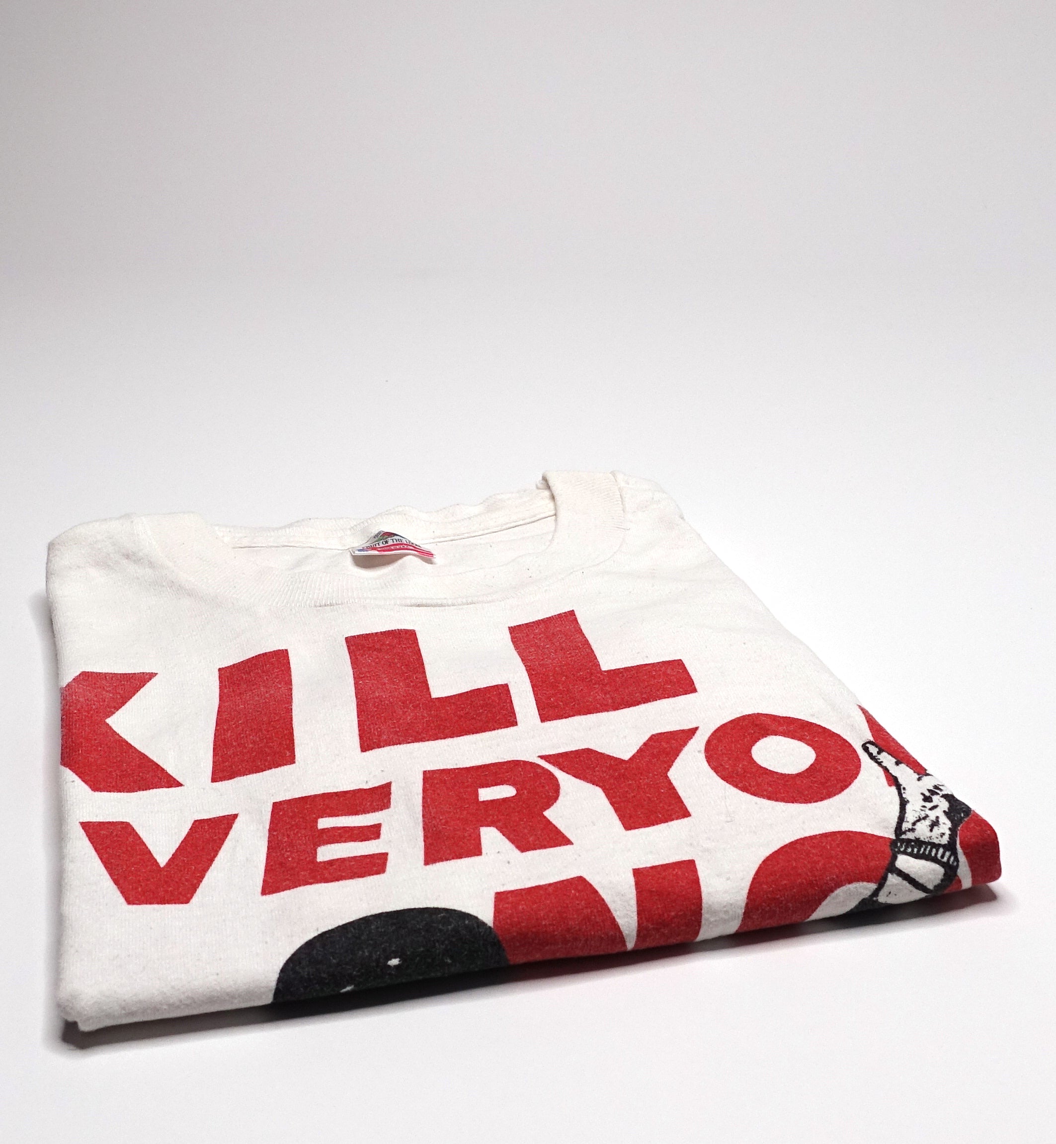 Nomeansno – Kill Everyone Now \ Mr. Happy? 1993 Shirt Size Large