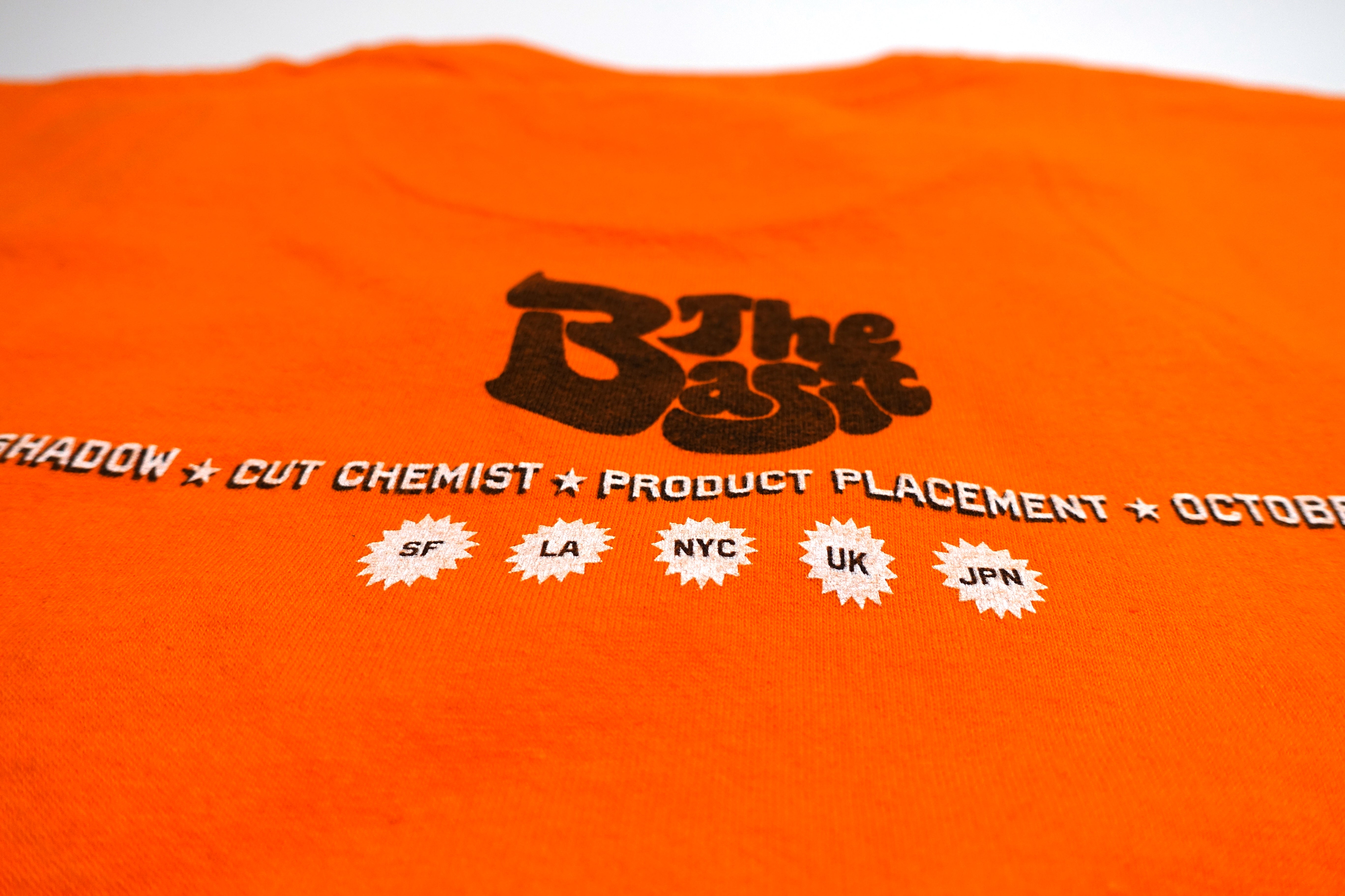 DJ Shadow / Cut Chemist - Milk / Product Placement October 2001 Tour Shirt Size XL