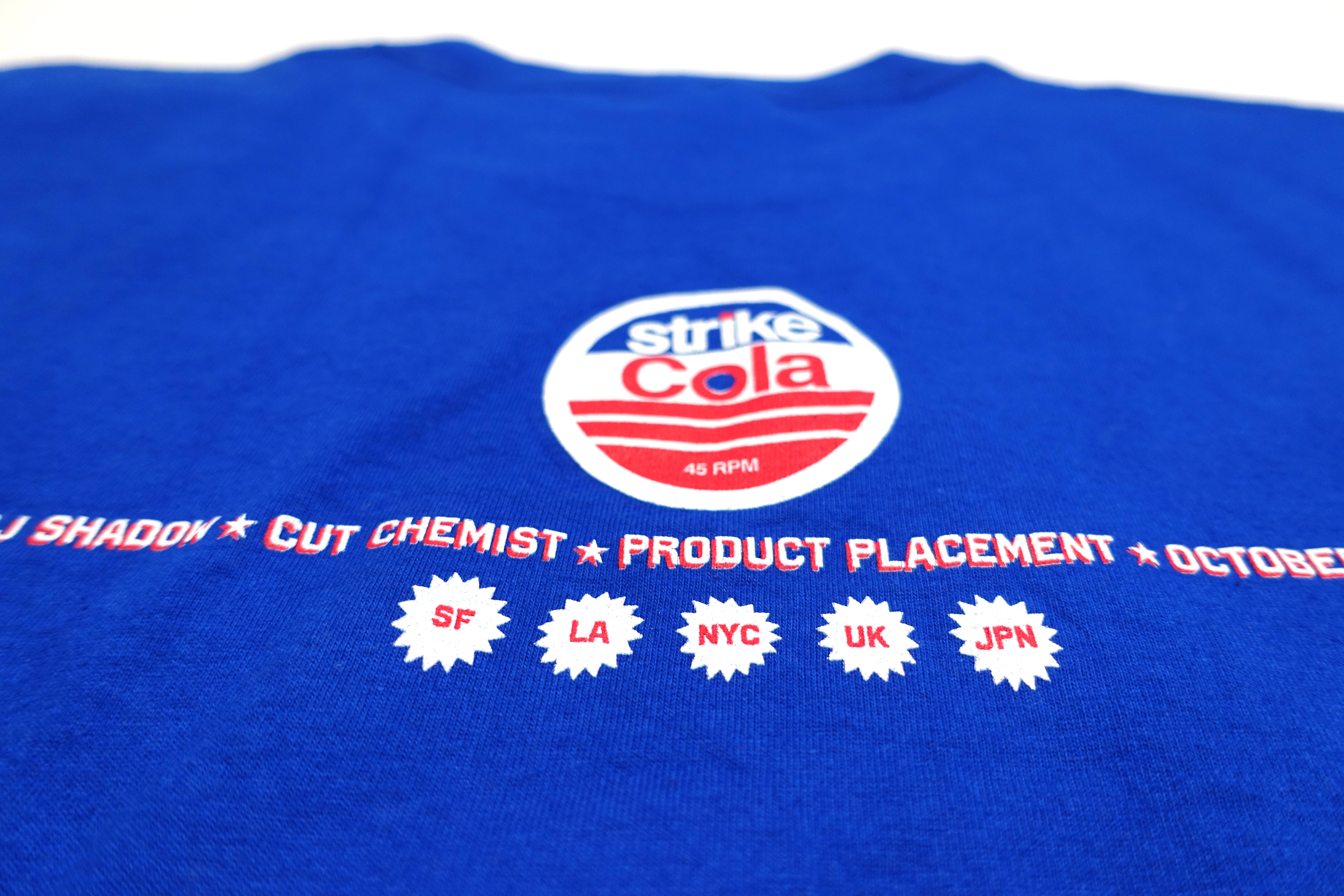 DJ Shadow / Cut Chemist - Product Placement 2001 Tour Shirt Size Large