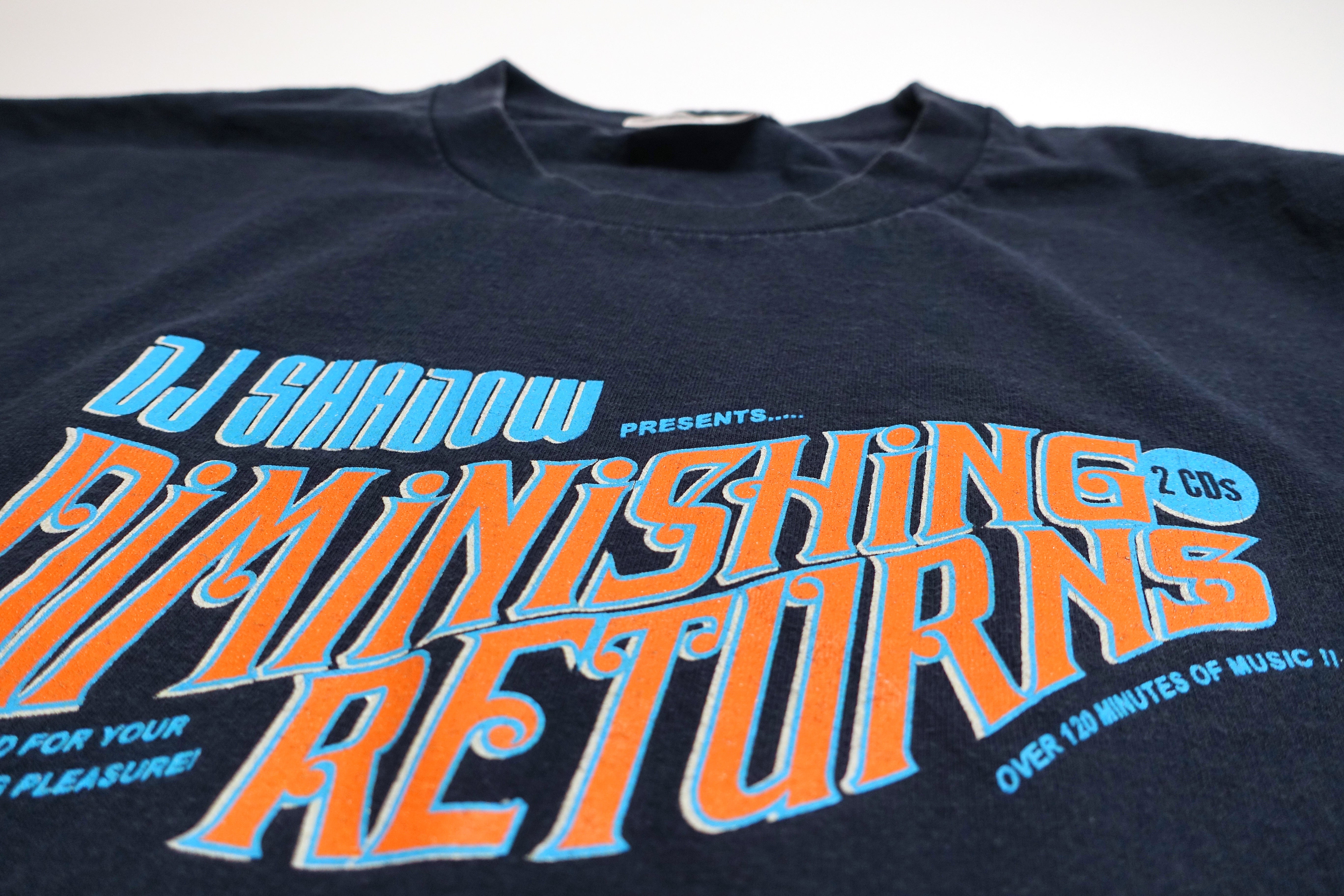 DJ Shadow / Cut Chemist - Diminishing Returns 2003 Tour Shirt Size XL