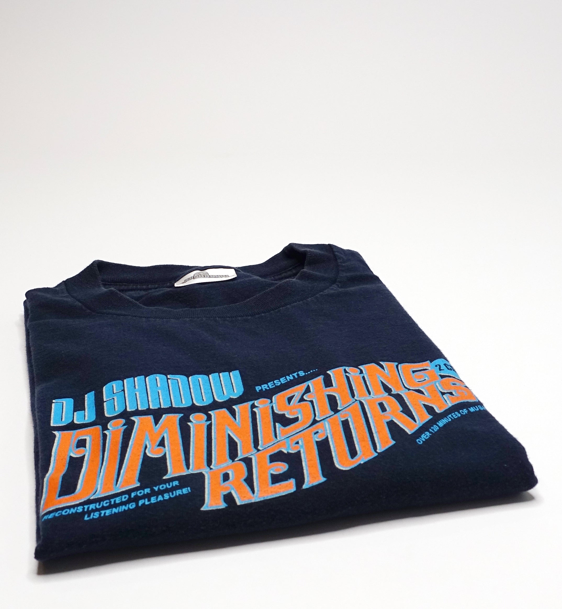 DJ Shadow / Cut Chemist - Diminishing Returns 2003 Tour Shirt Size XL