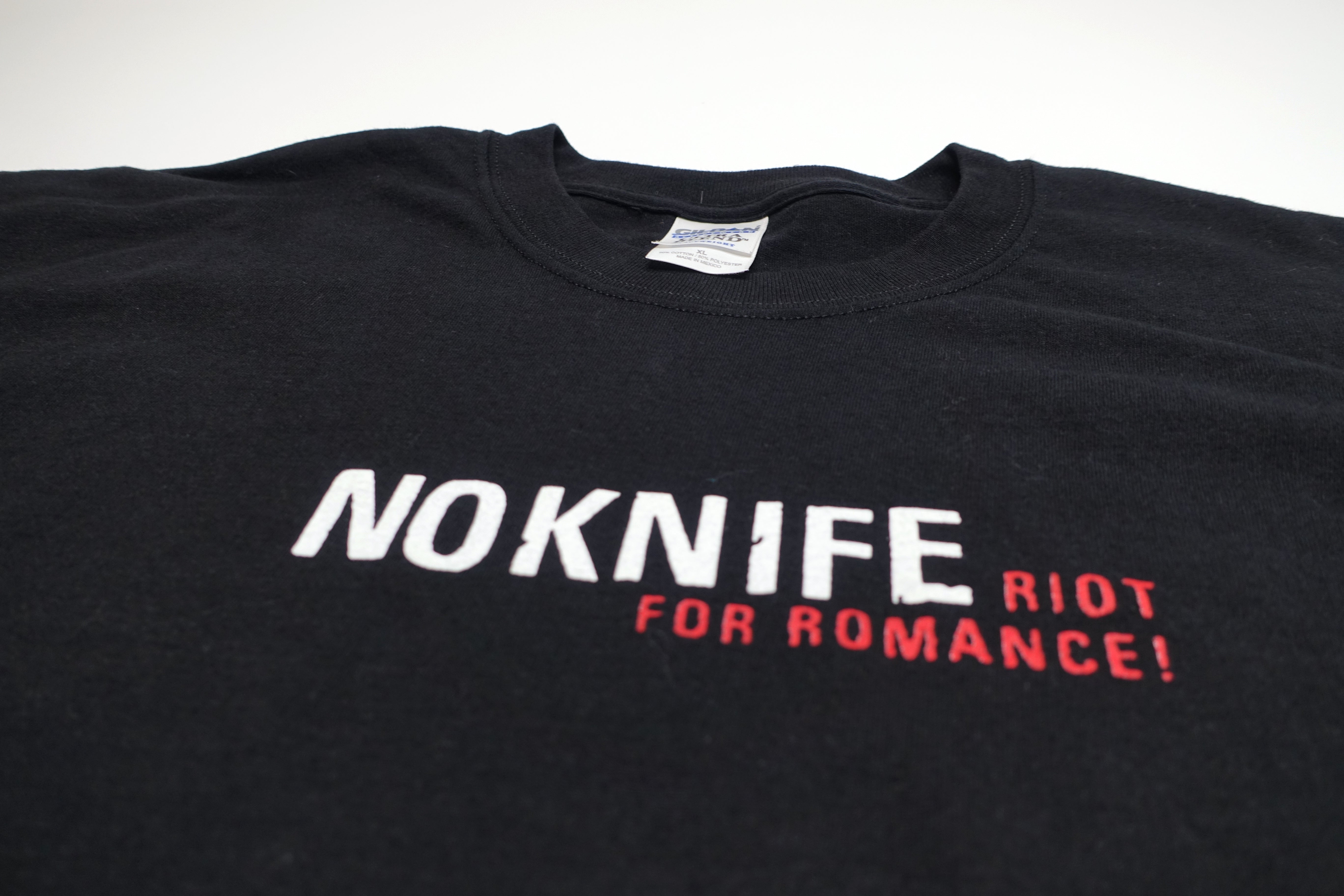No Knife – Riot For Romance! 2002 Tour Shirt Size XL