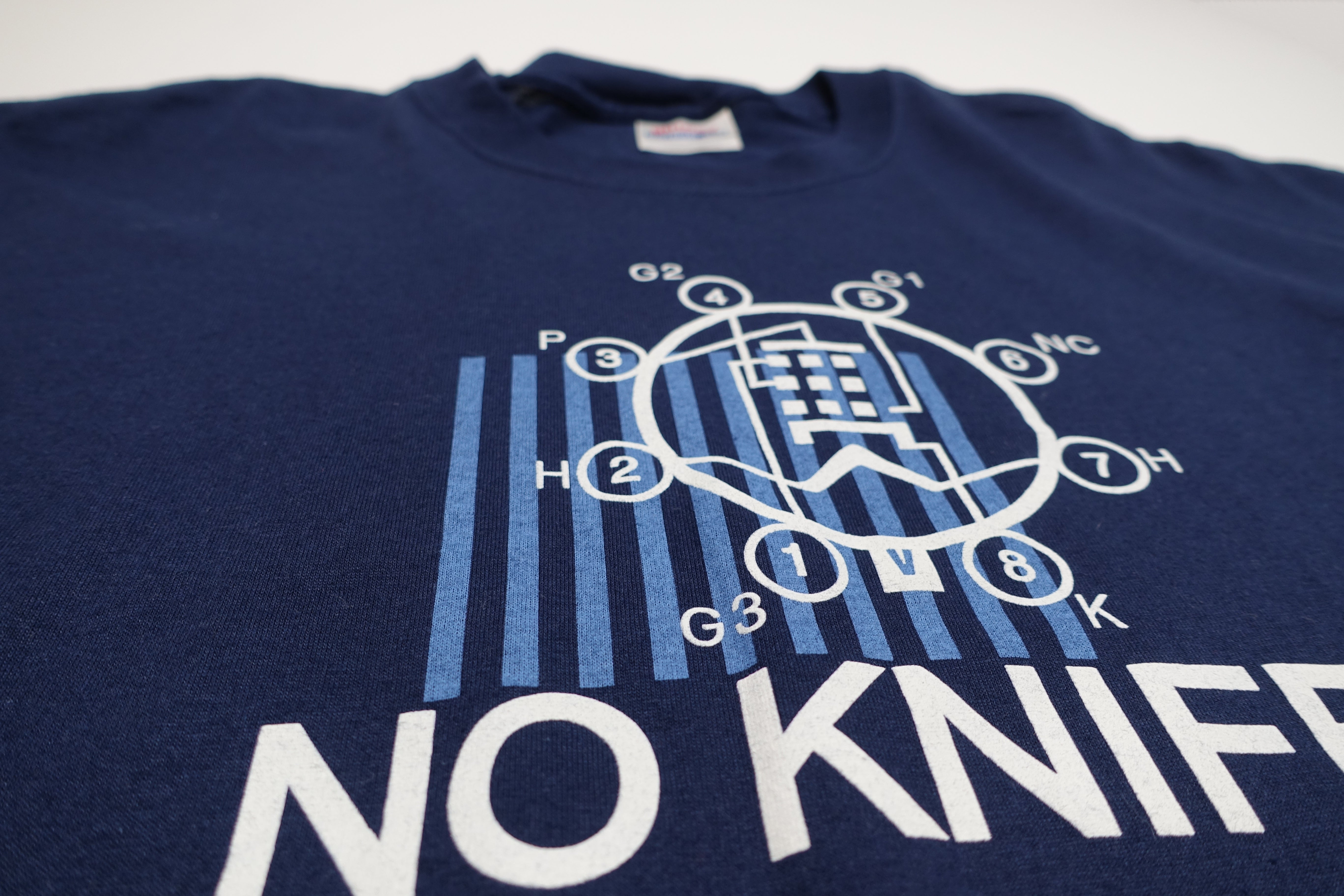 No Knife – Fire In The City Of Automatons 1999 Tour Shirt Size XL