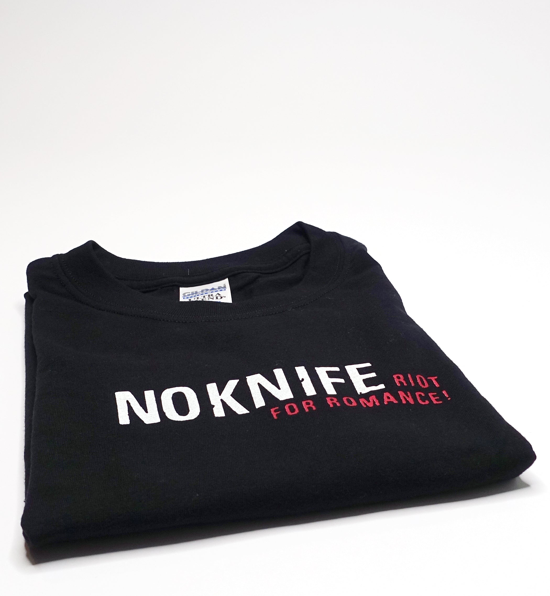 No Knife – Riot For Romance! 2002 Tour Shirt Size XL