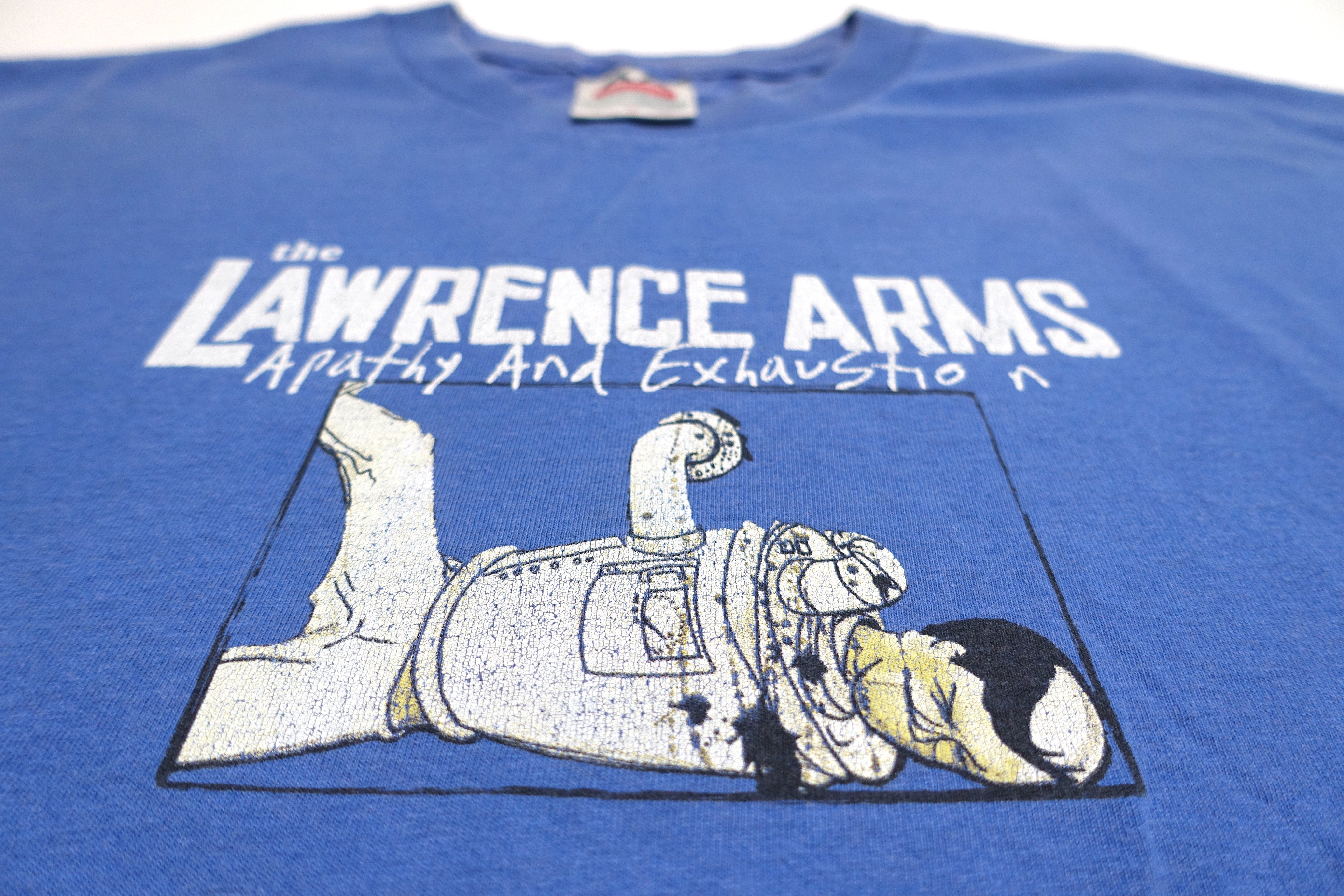 Lawrence Arms – Apathy And Exhaustion 2002 Tour Shirt Size Large
