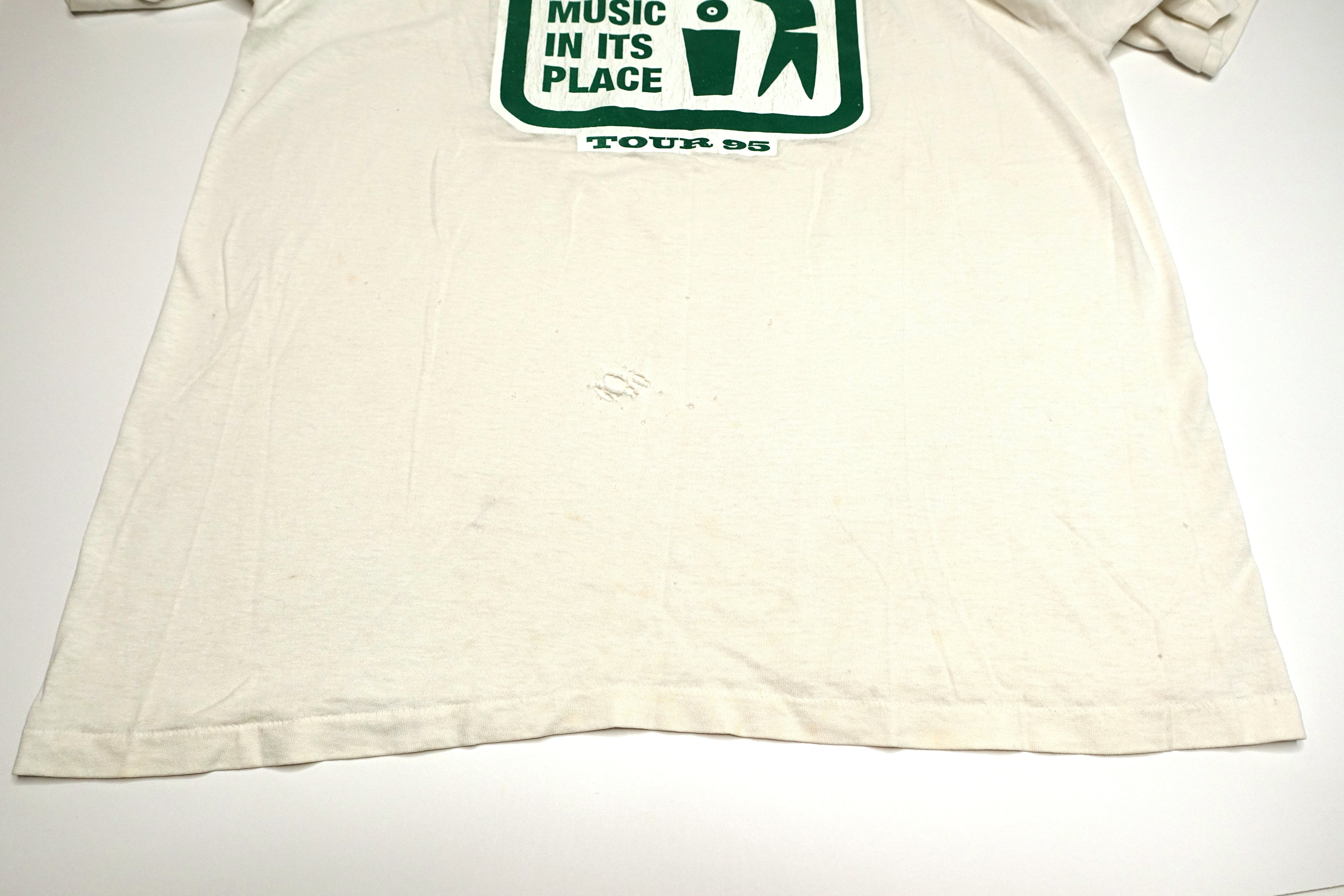 Lagwagon - Putting Trash In Its Place / Hoss 1995 Tour Shirt Size XL
