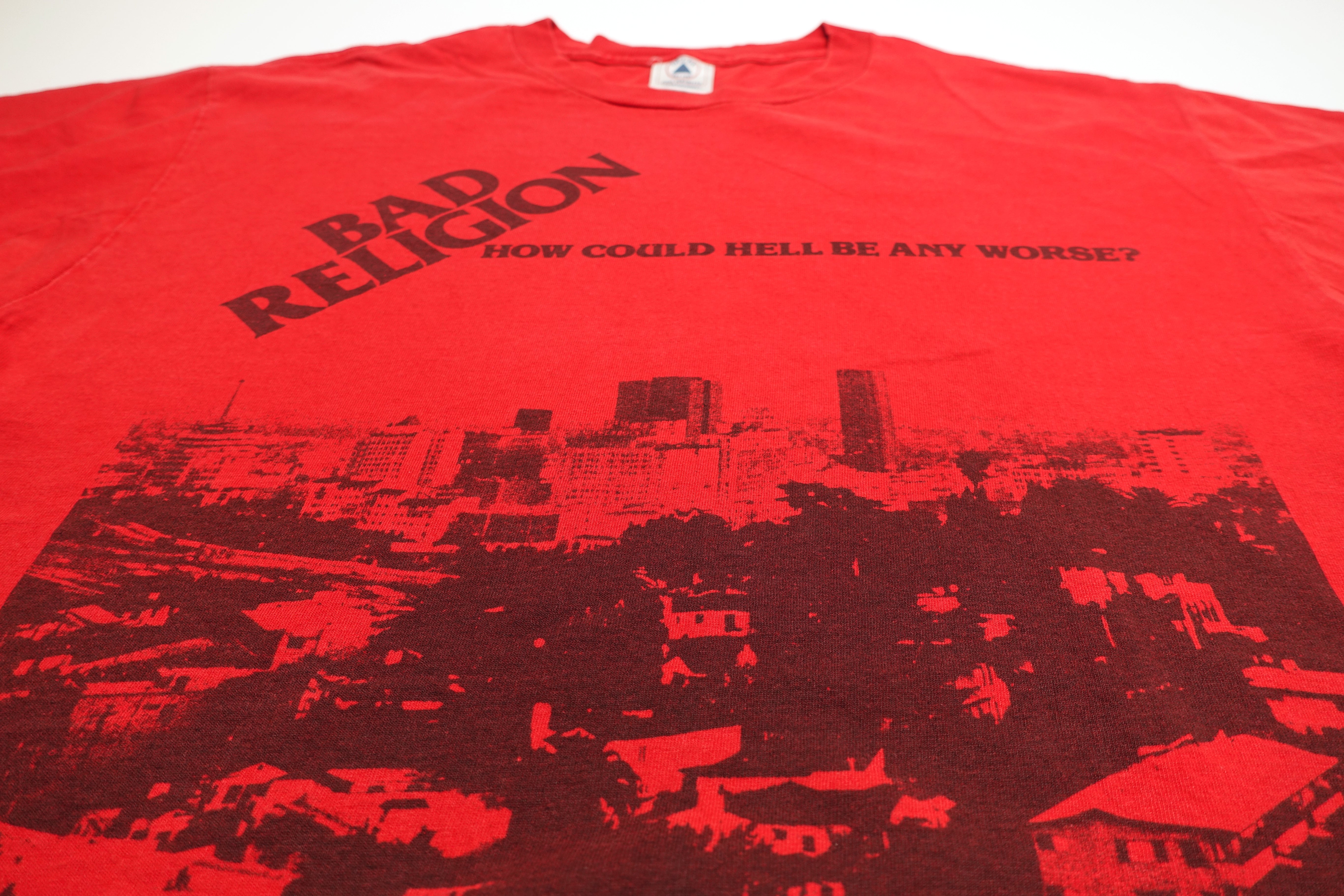 Bad Religion - How Could Hell Be Any Worse? 90's Shirt (Epitaph Back) Size Large