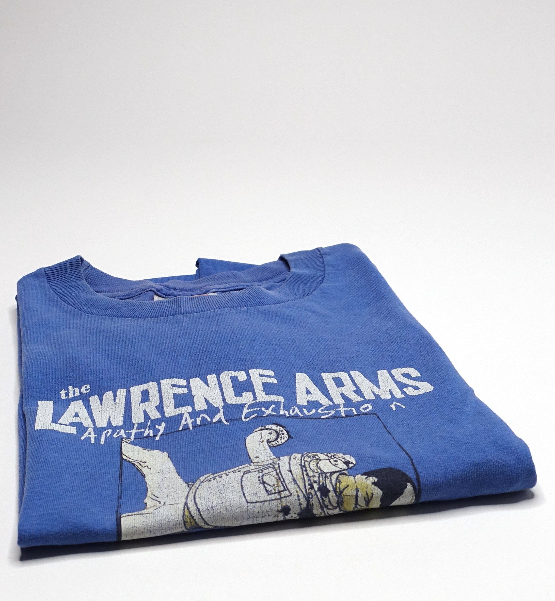 Lawrence Arms – Apathy And Exhaustion 2002 Tour Shirt Size Large