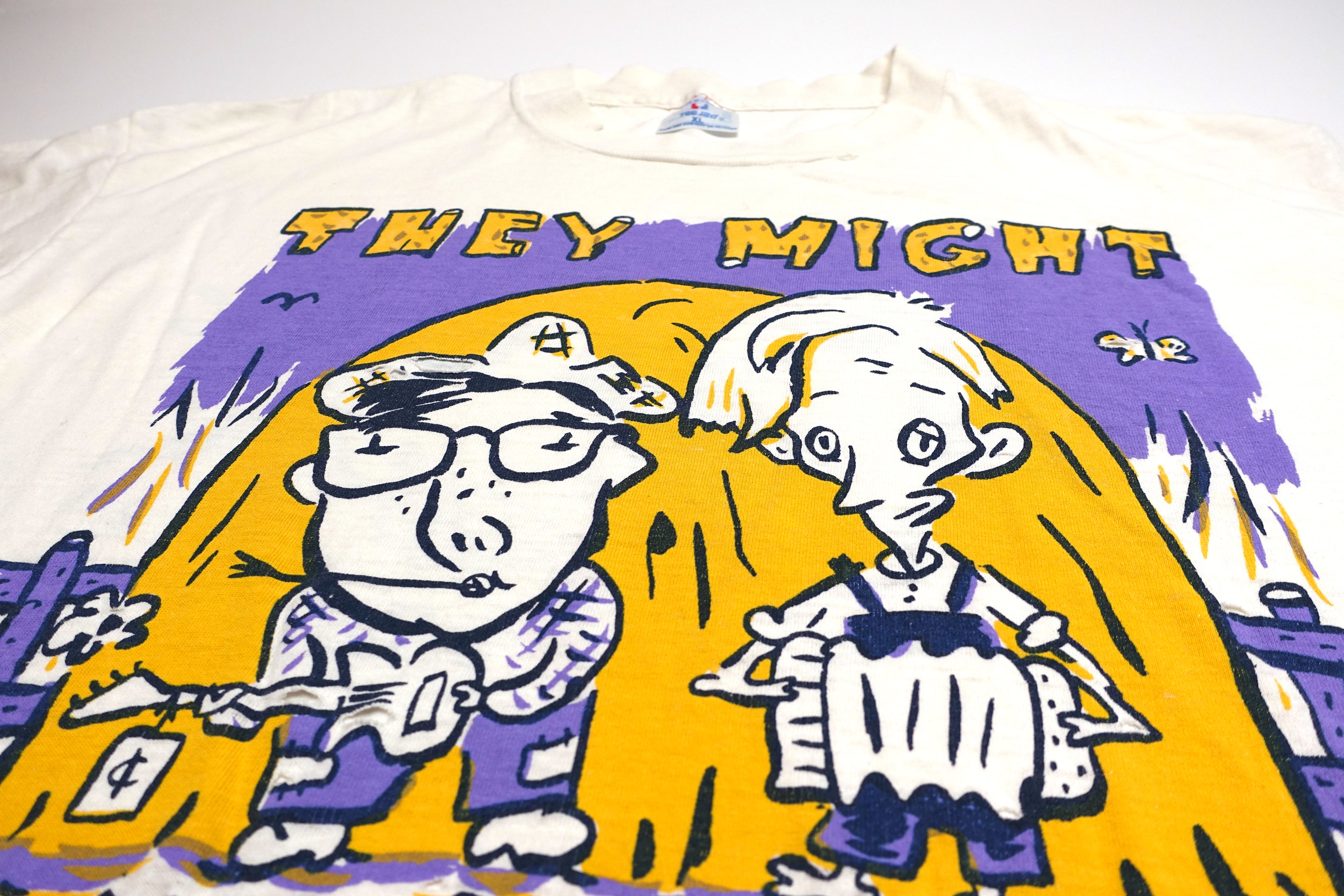 They Might Be Giants - Hayseed John's / Flood 1992 Tour Shirt Size XL