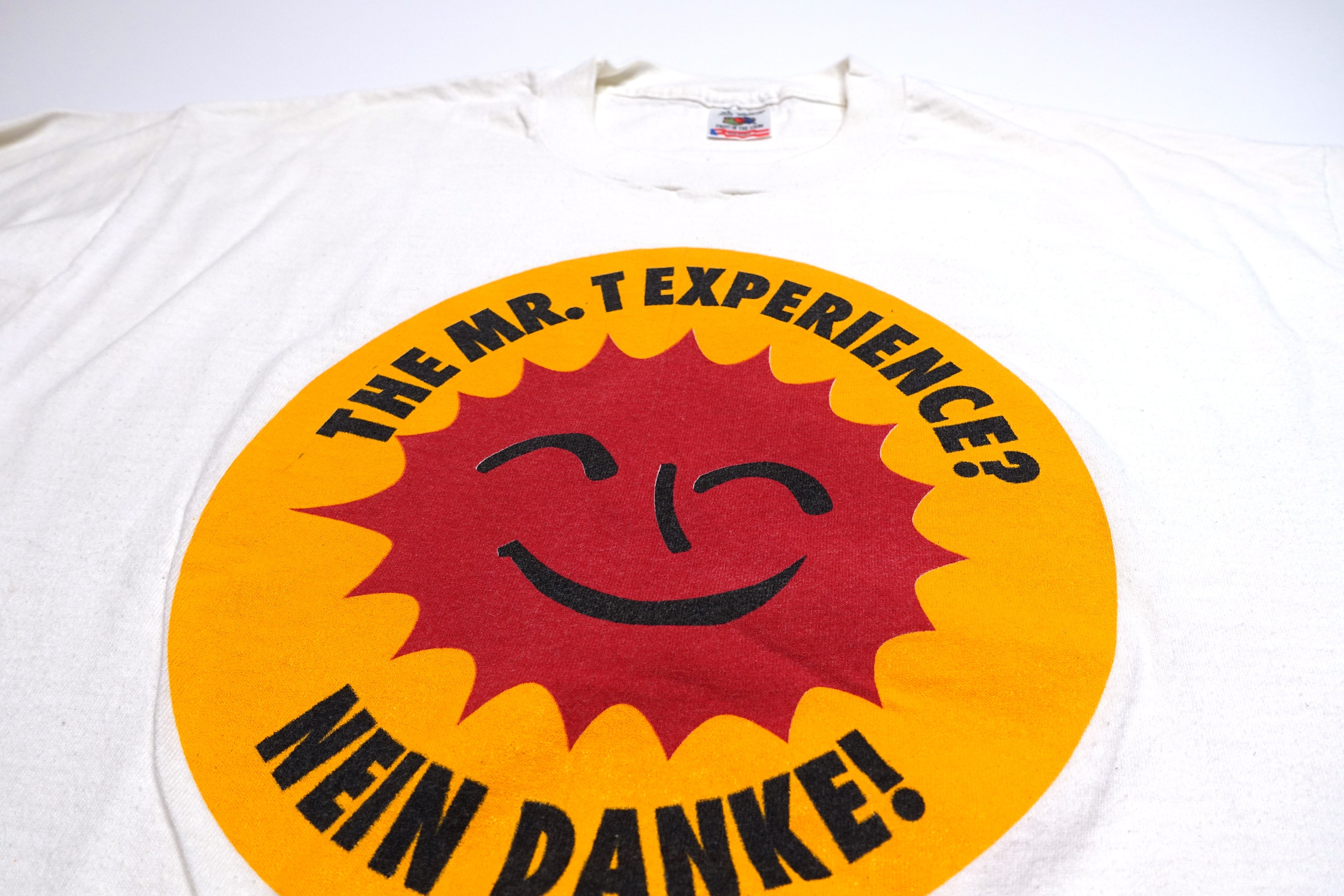 Mr. T Experience – Nein Danke! / Our Bodies Our Selves Tour 90's WHITE Shirt Size XL