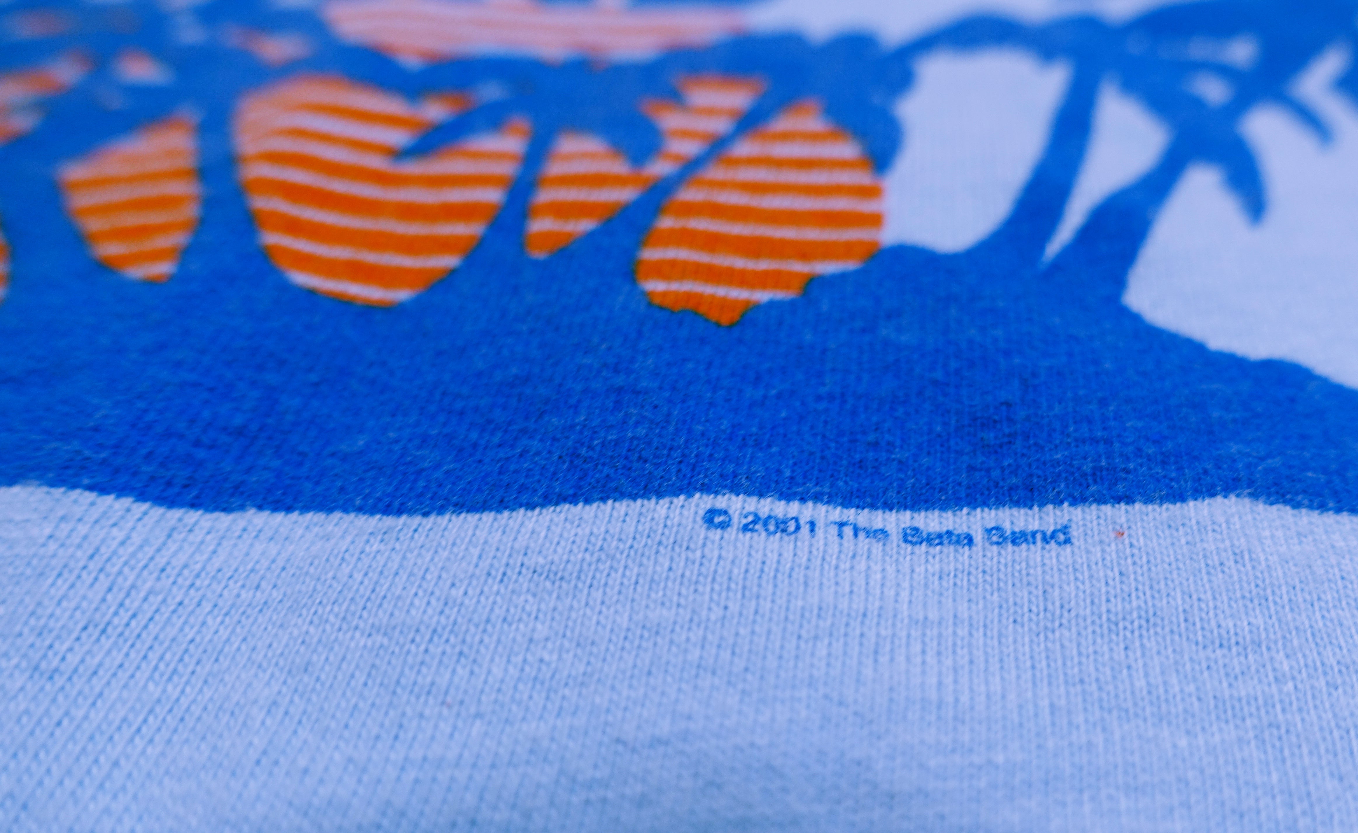 Beta Band - Tropical Paradise / Hot Shots II 2001 Tour Shirt Size XL