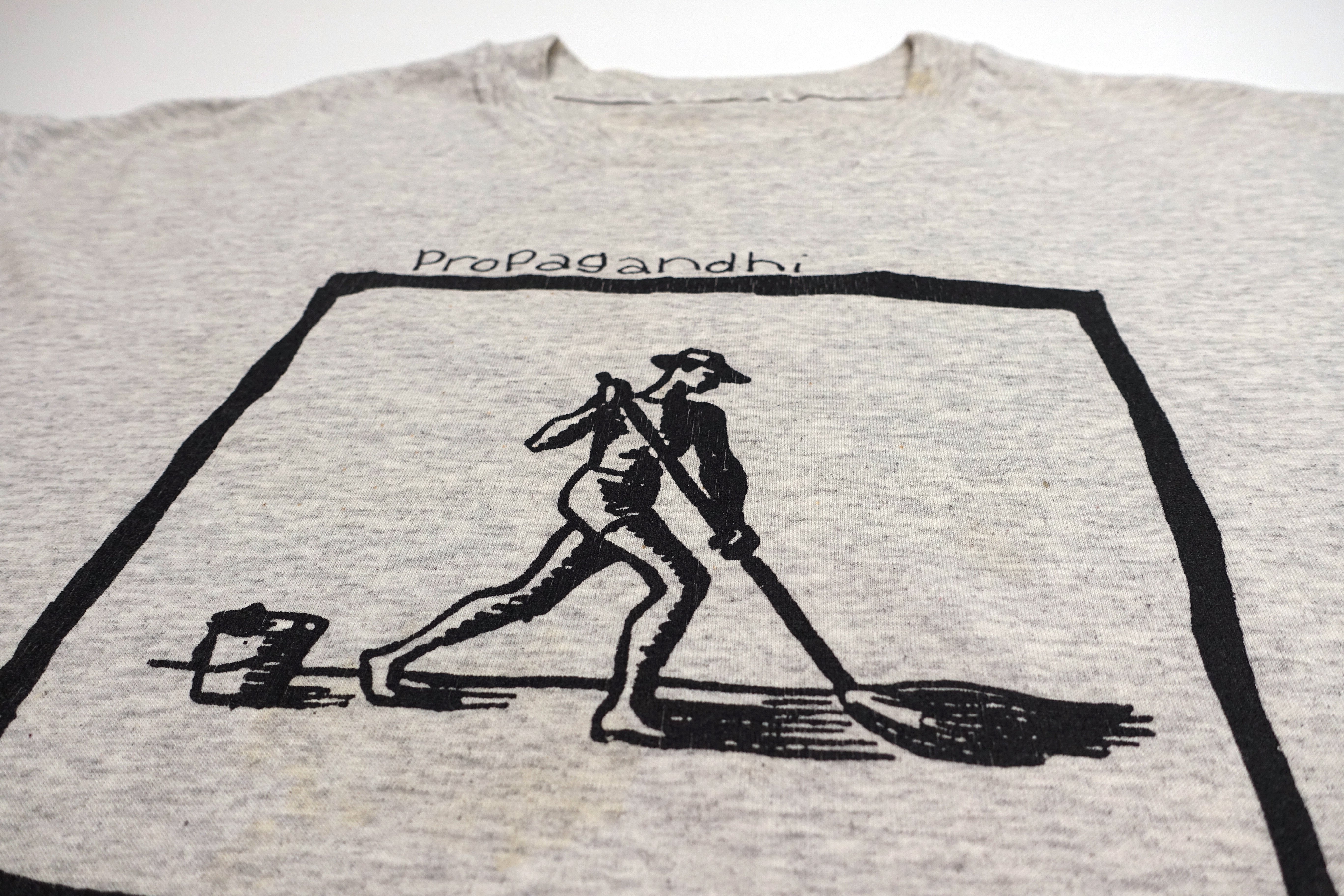 Propagandhi - I'd Rather Be Flag Burning 1994 Tour Shirt Grey Size XL