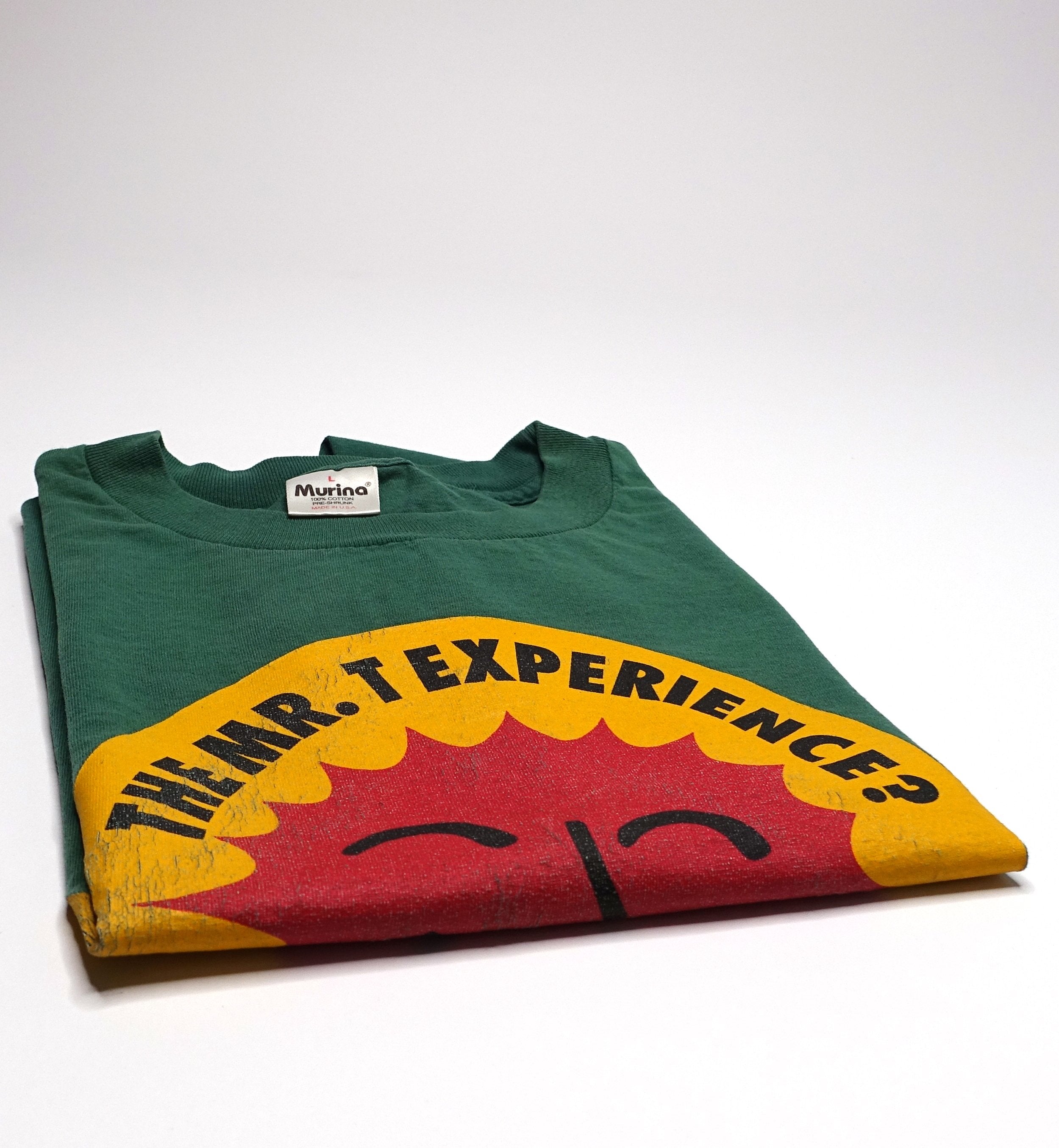 Mr. T Experience – Nein Danke! / Our Bodies Our Selves Tour 90's GREEN Shirt Size Large