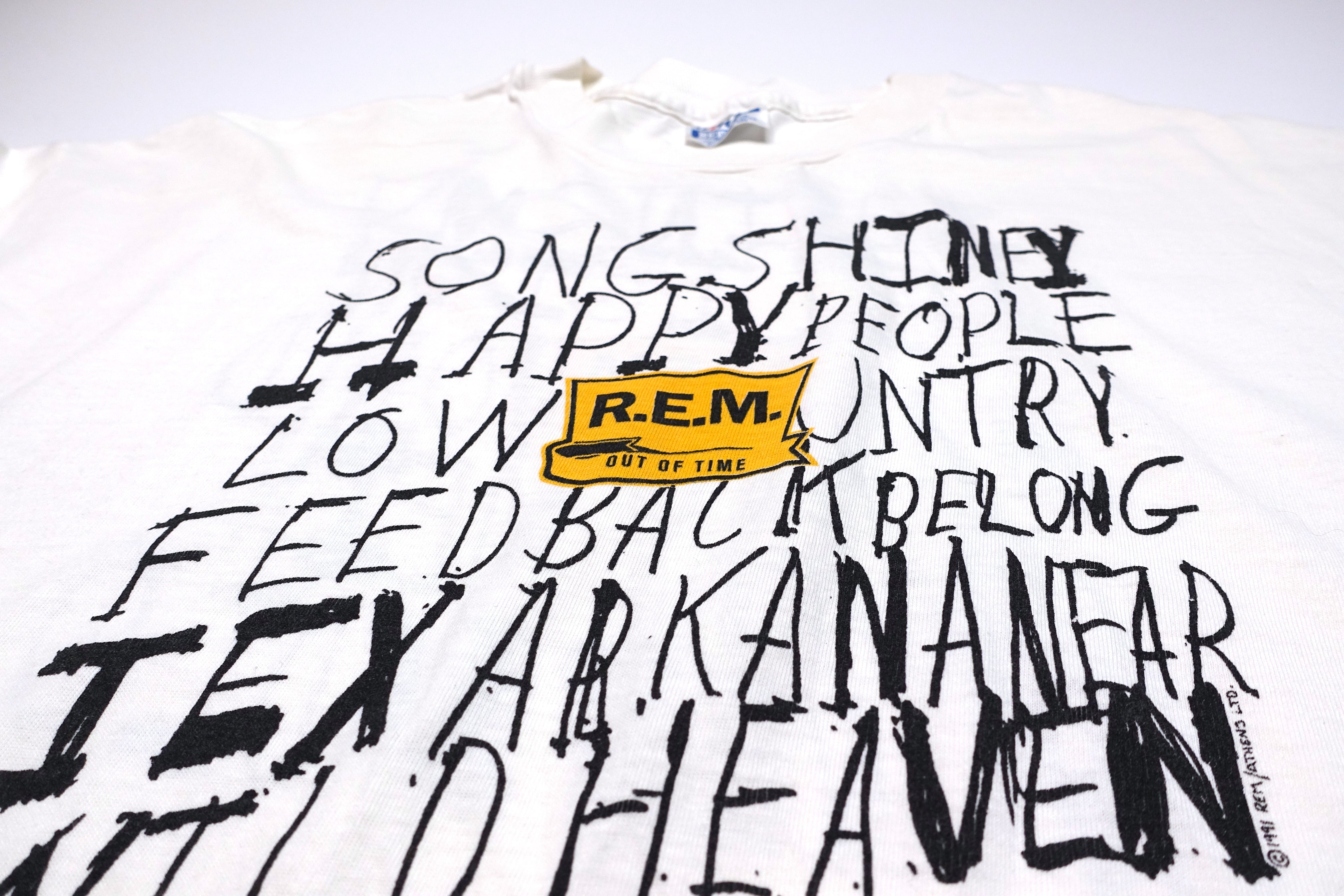 R.E.M. – Out Of Time 1991 Tour Shirt Size XL