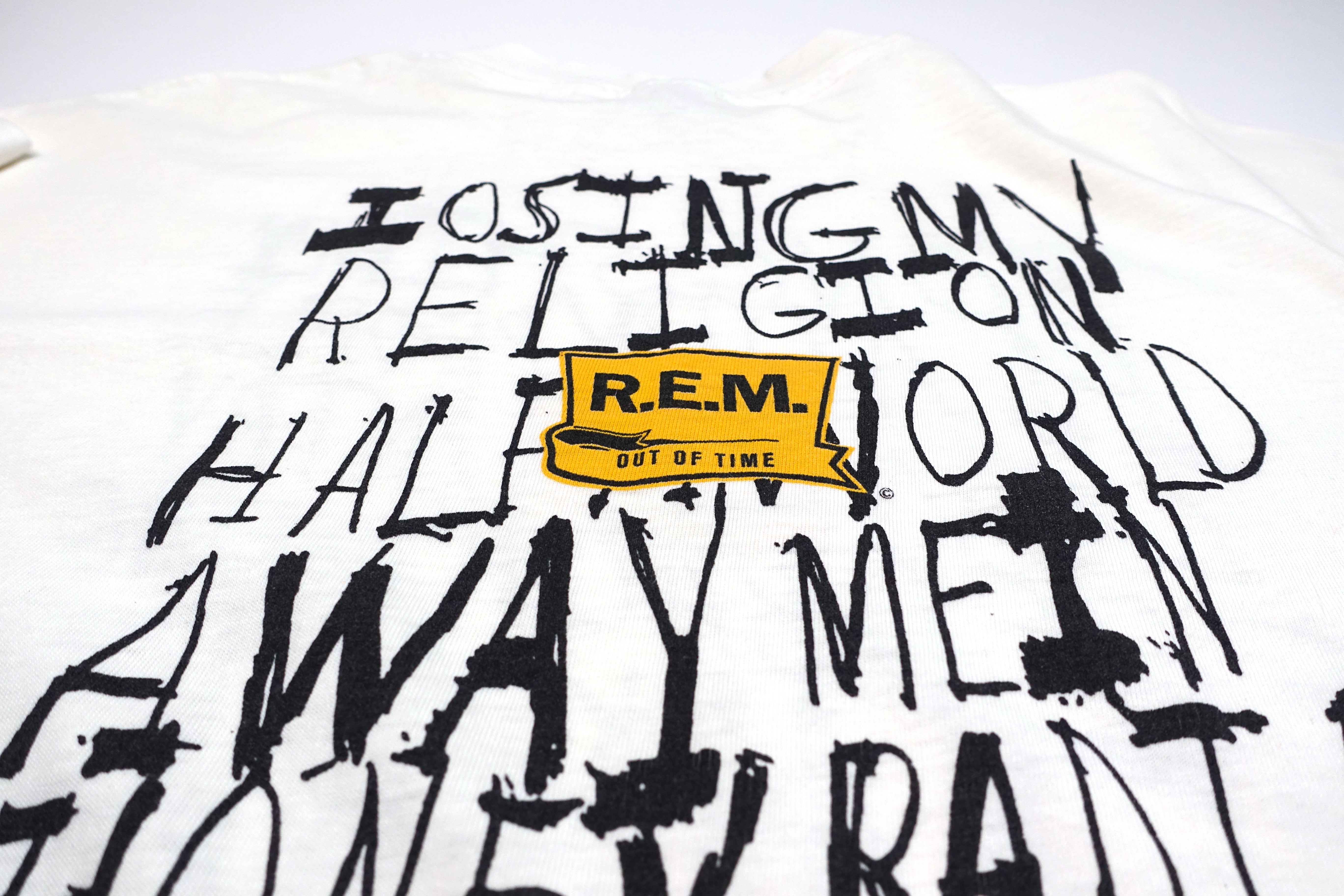 R.E.M. – Out Of Time 1991 Tour Shirt Size XL