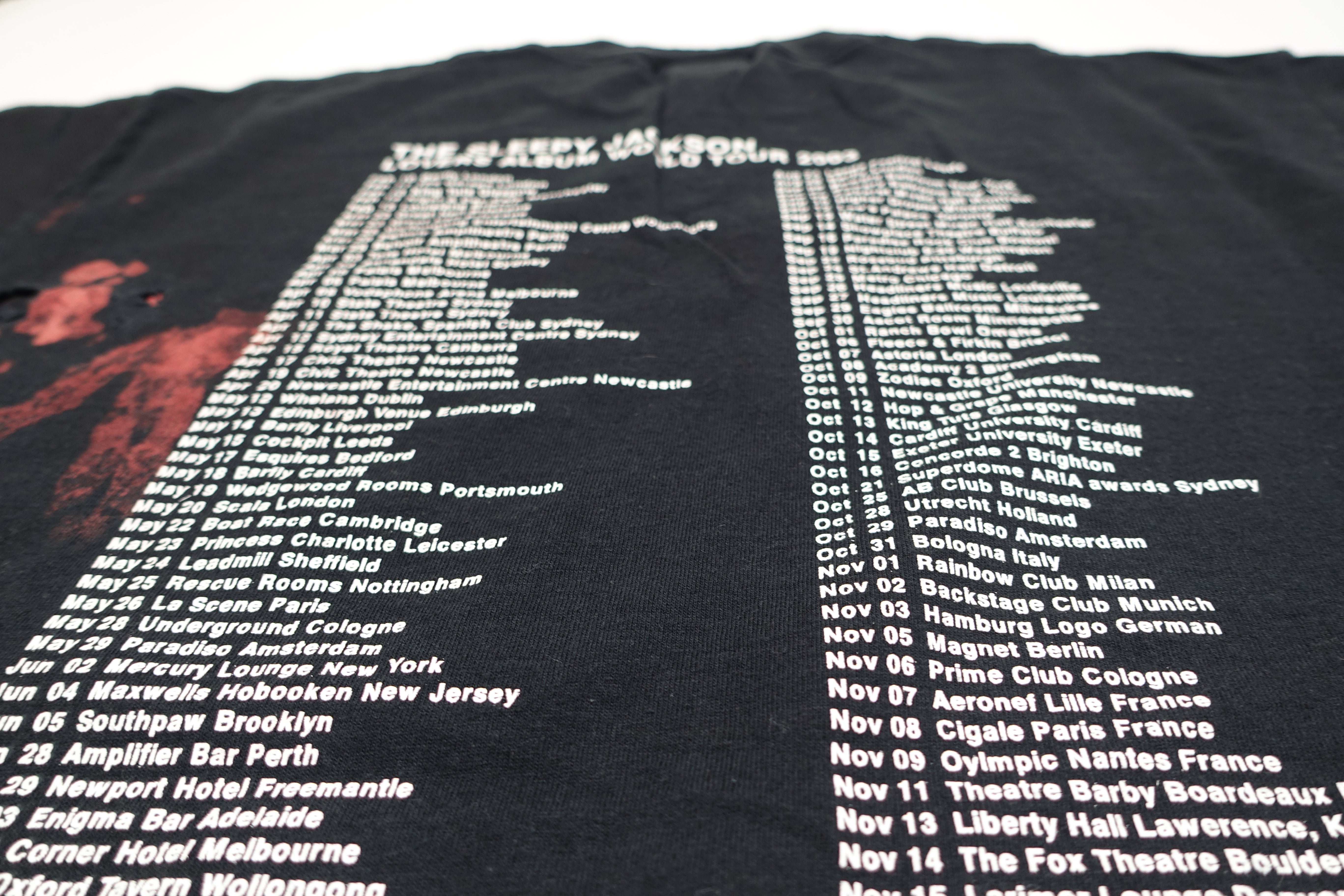 Sleepy Jackson – Lovers 2003 Tour Shirt Size Large