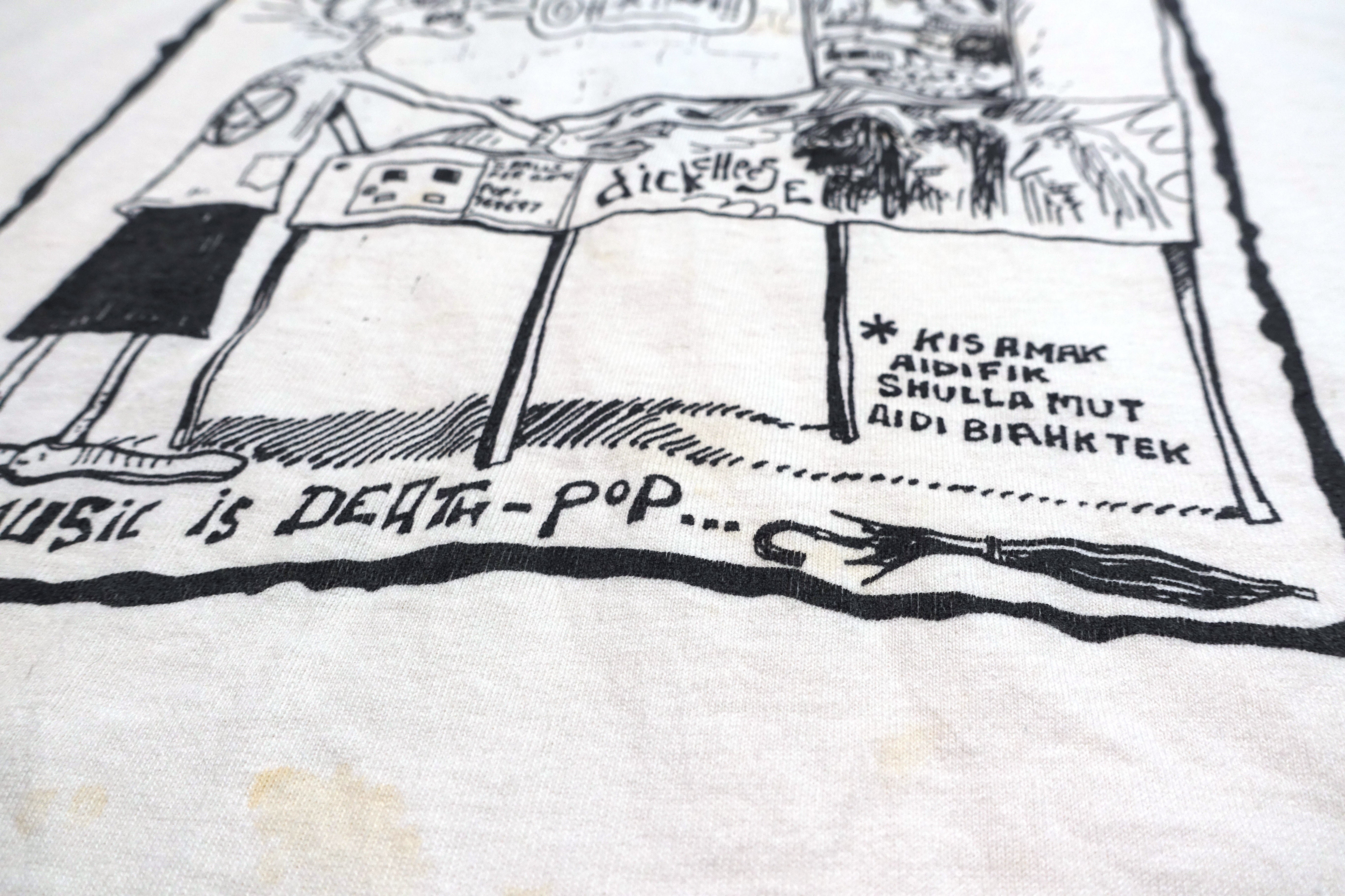 Hard-Ons - Our Music Is Death Pop / DickCheese 1988 Tour Long Sleeve Shirt Size XL