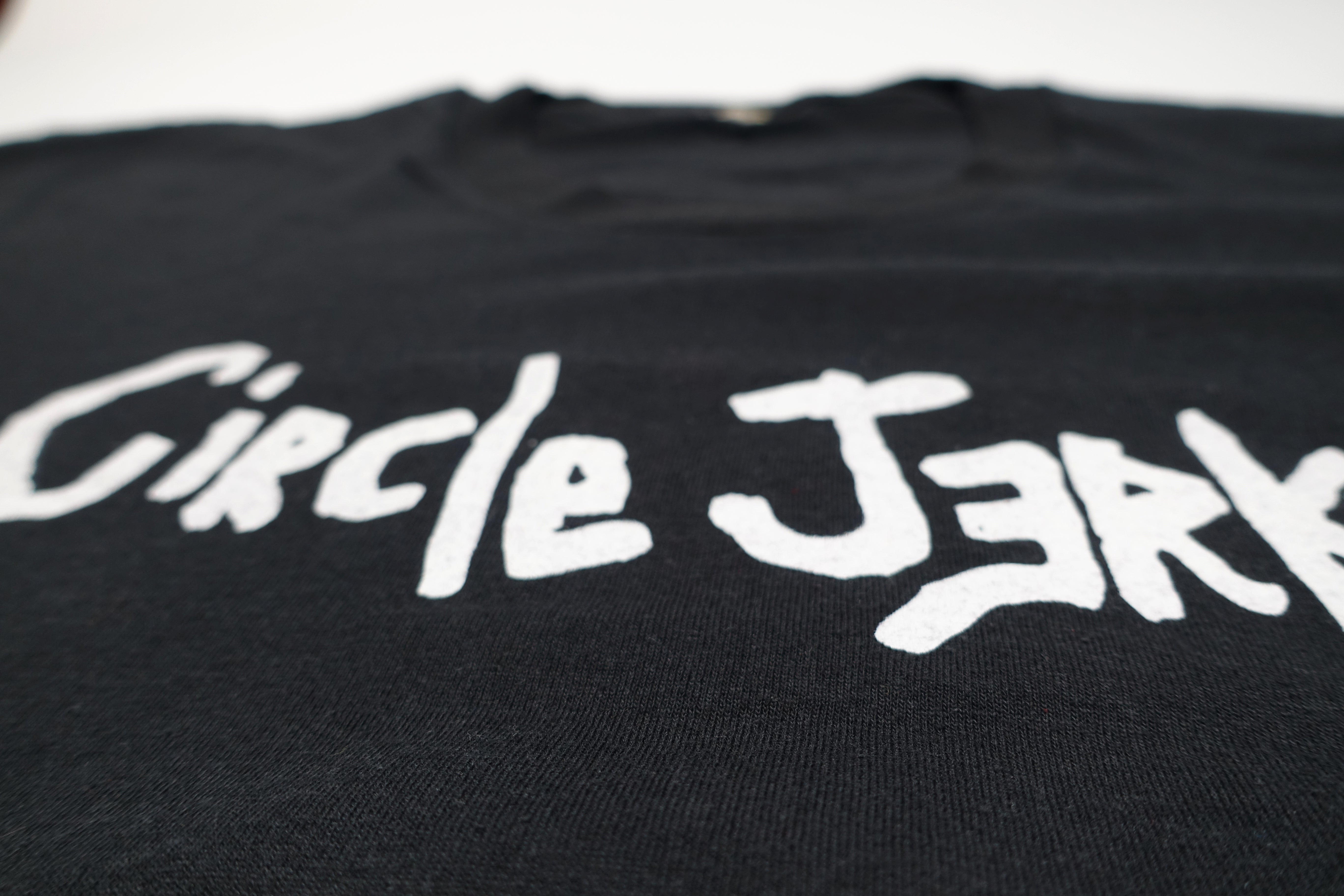 Circle Jerks - 80's Text Logo Tour Shirt Size Large