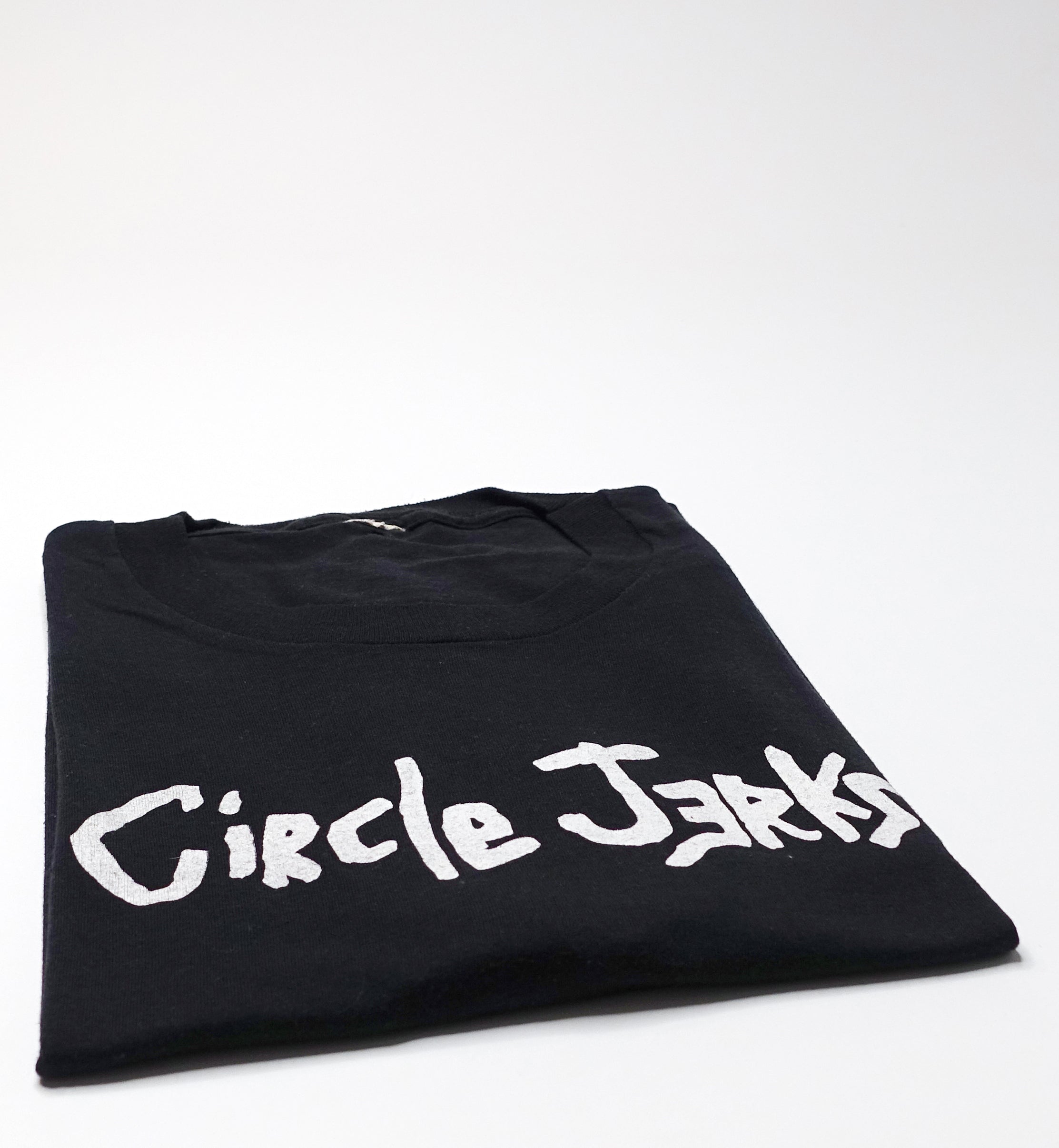 Circle Jerks - 80's Text Logo Tour Shirt Size Large