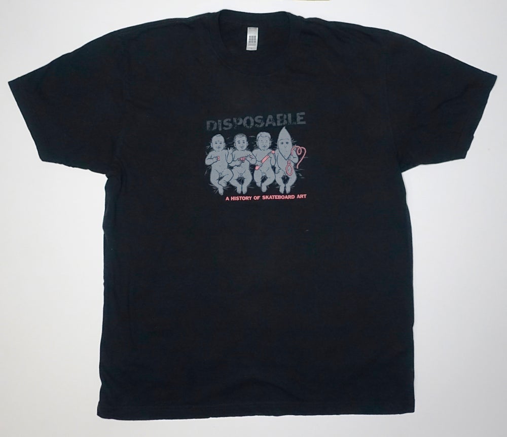 Disposable - Skateboard Book by Sean Cliver Promo Shirt Size XL