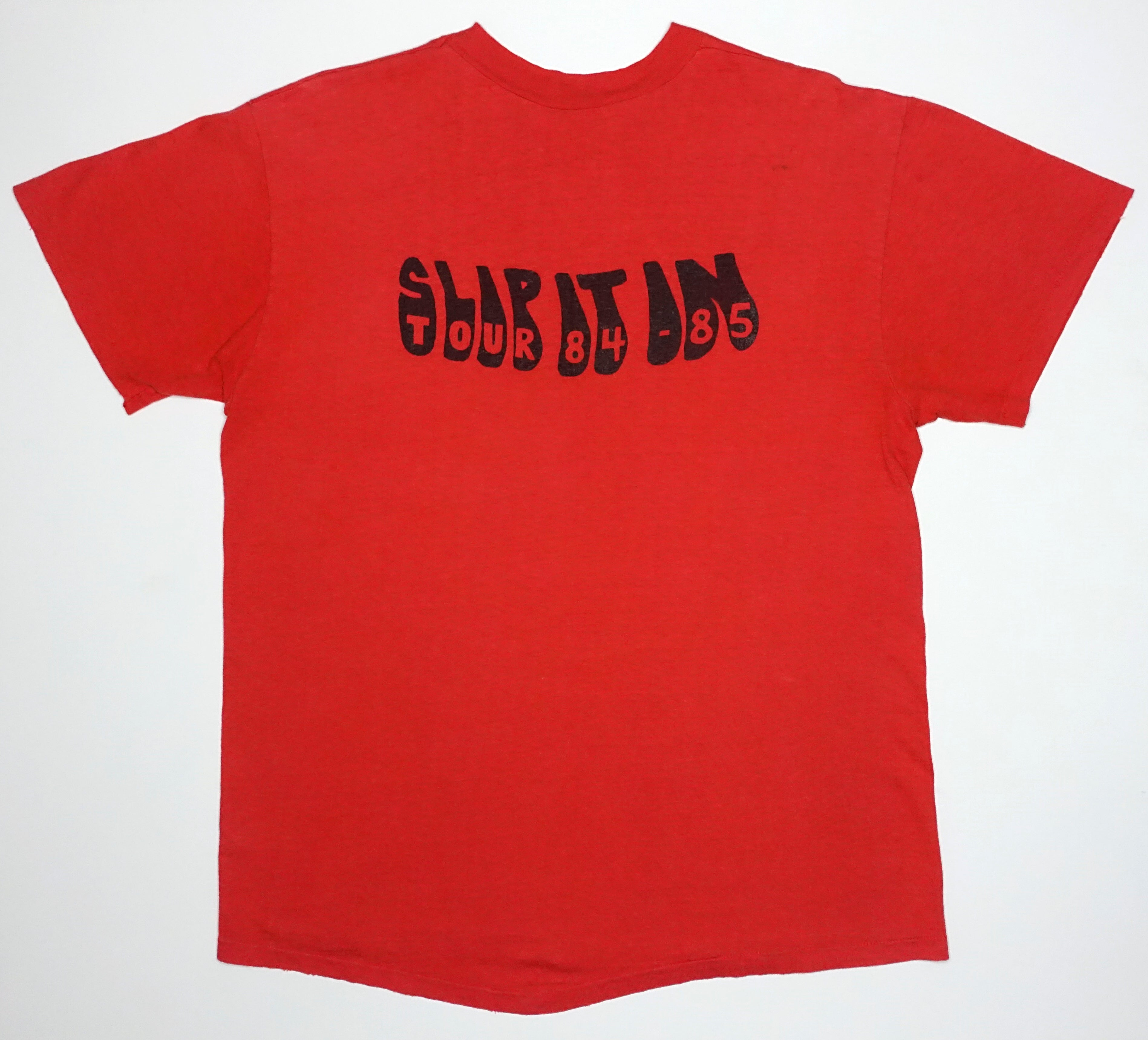 Black Flag - Slip It In 1984-1985 Tour Shirt Size Large