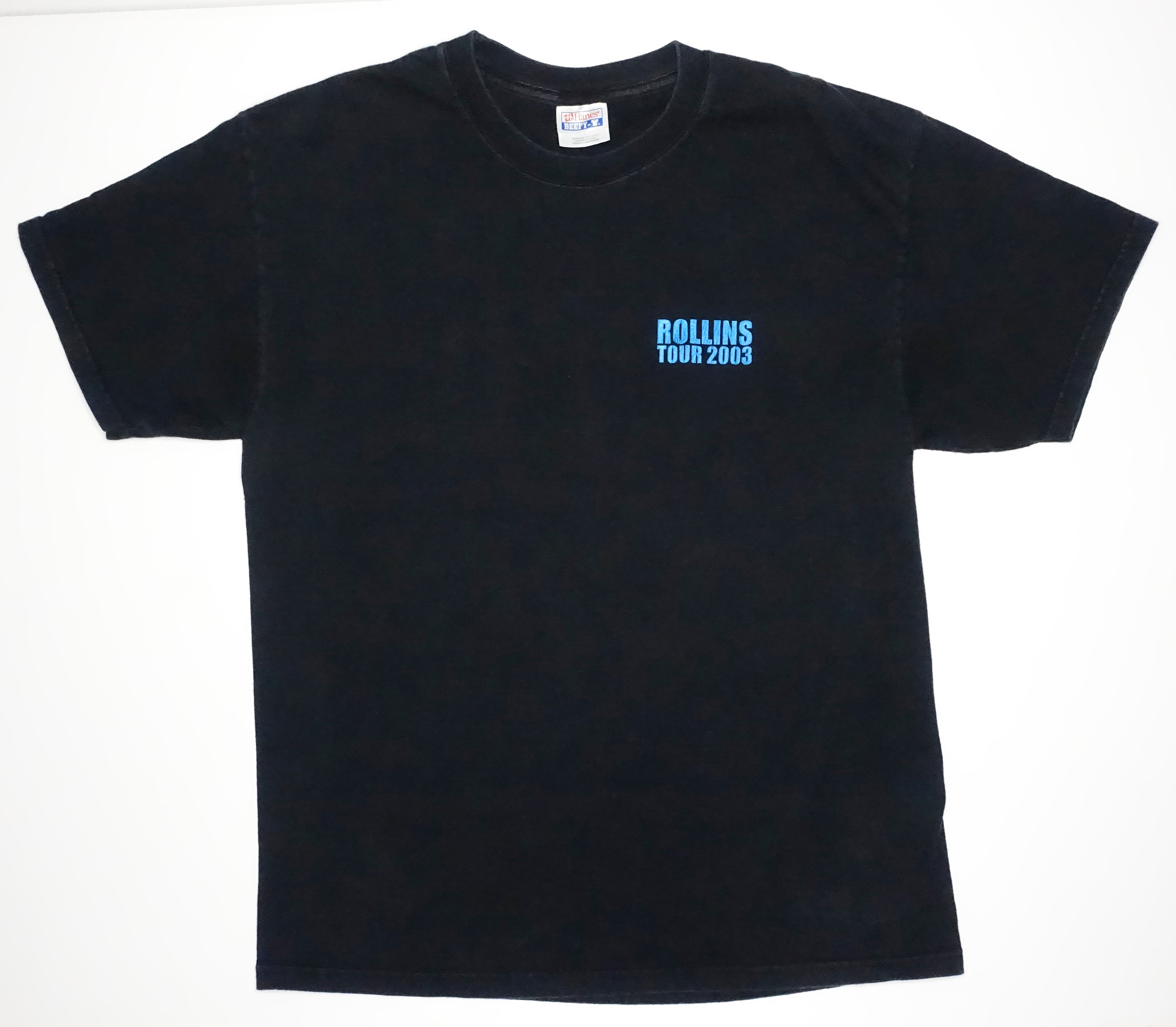 Rollins Band - Manic On A Mission 2003 Tour Shirt Size Large