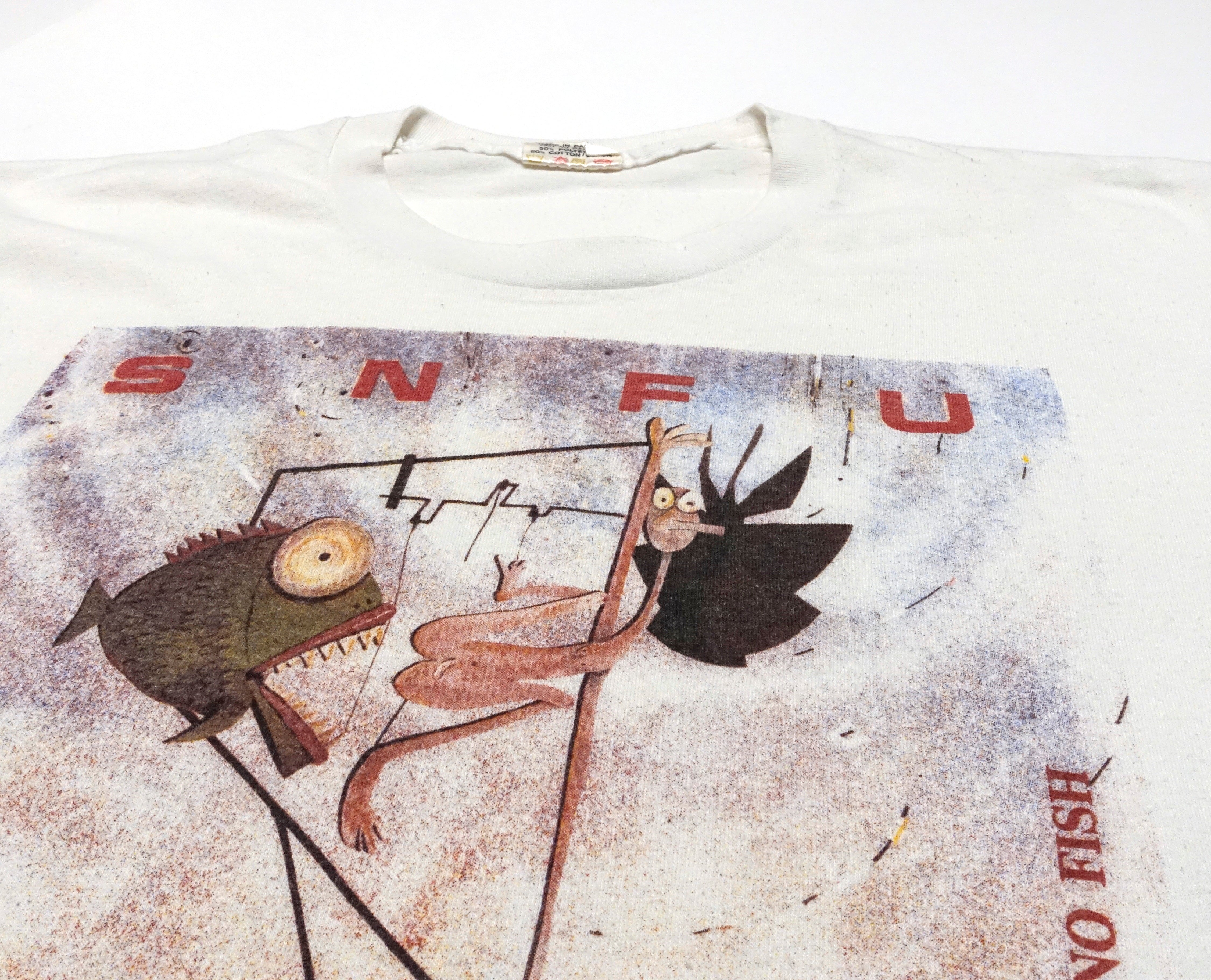 SNFU - If You Swear You'll Catch No Fish 1986 Tour Shirt Size Large