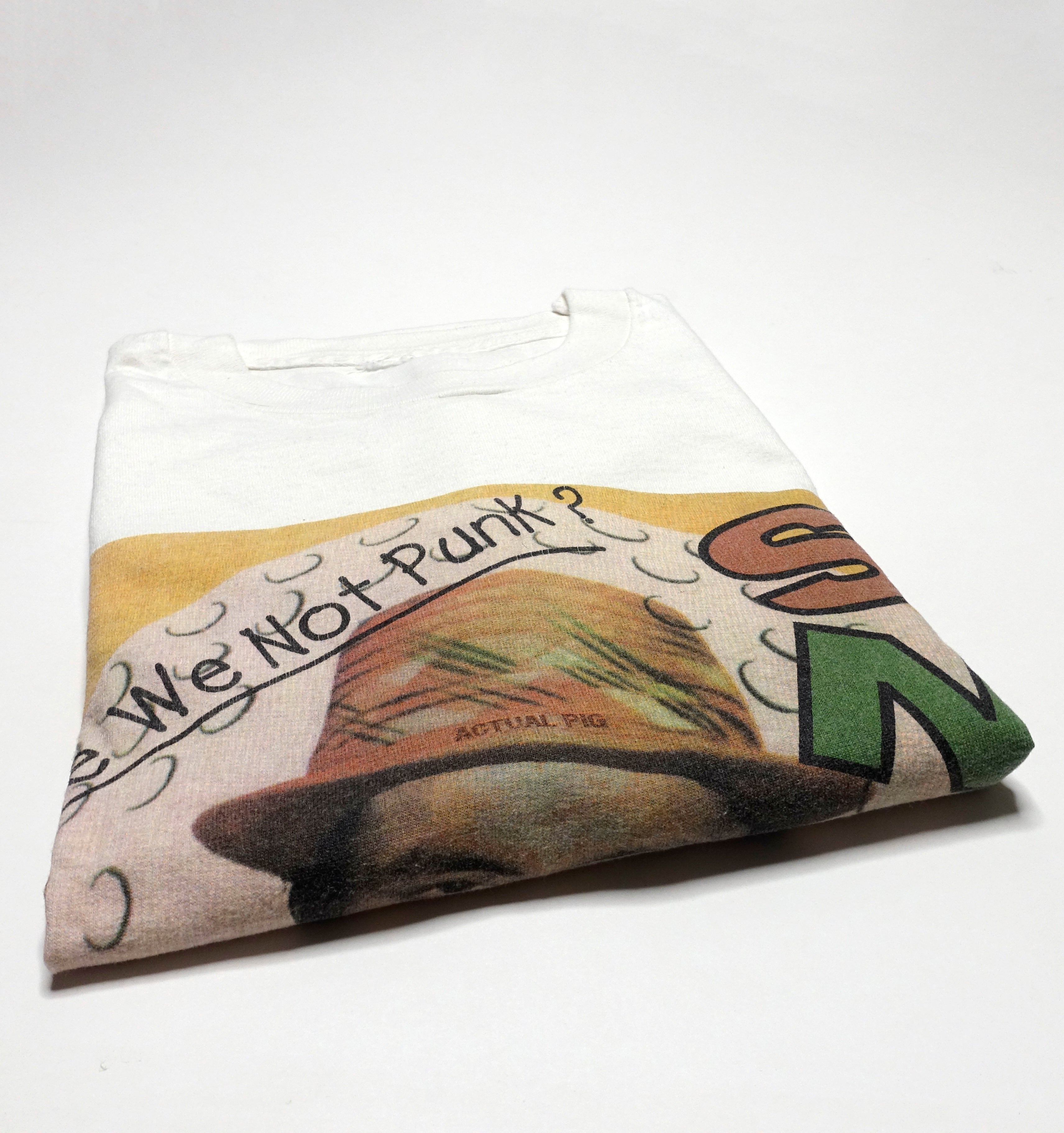 SNFU - Are We Not Punk? Tour Long Sleeve Shirt Size XL