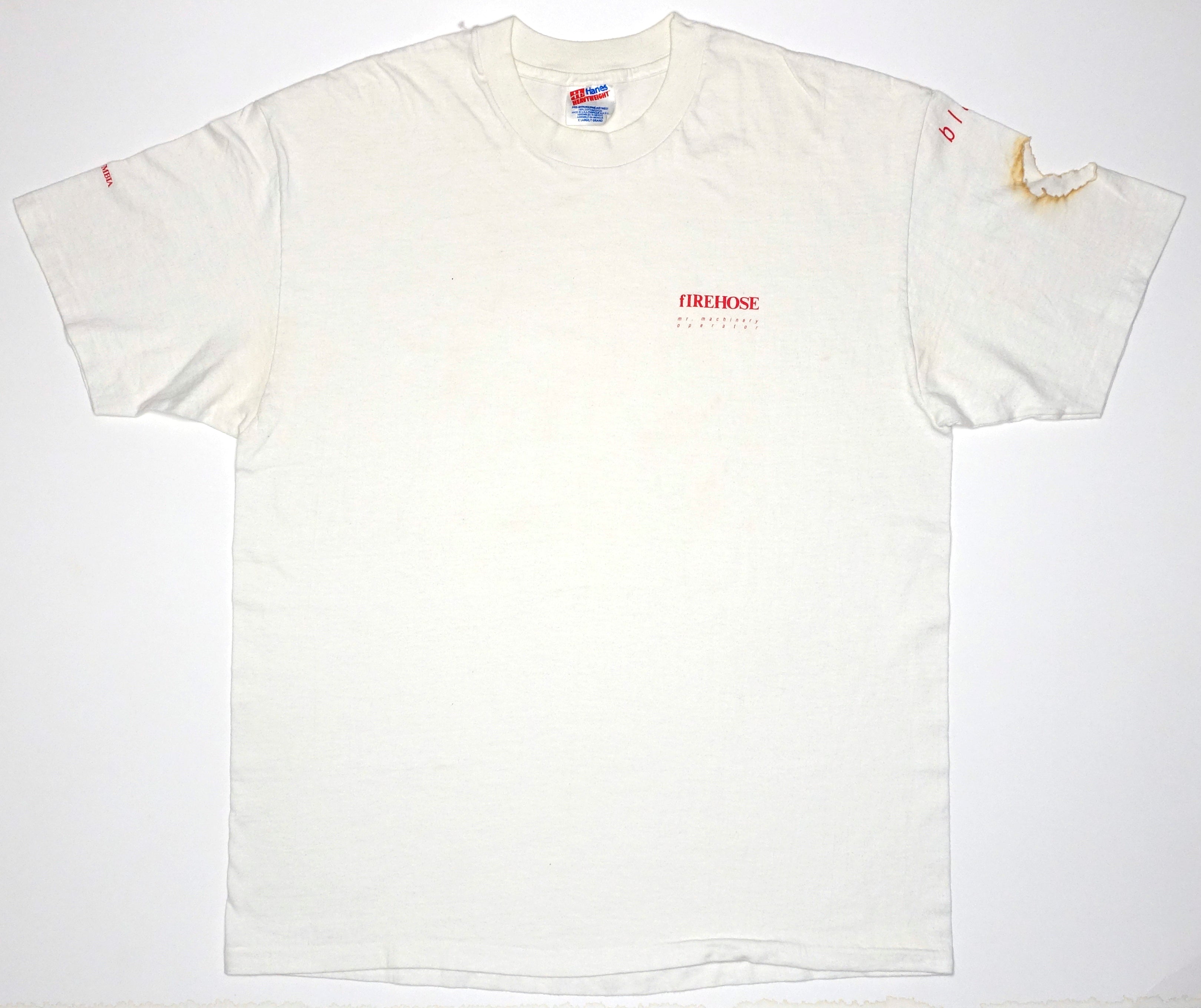fIREHOSE - Mr. Machinery Operator / Blaze Columbia Records Promo Only Shirt Size XL