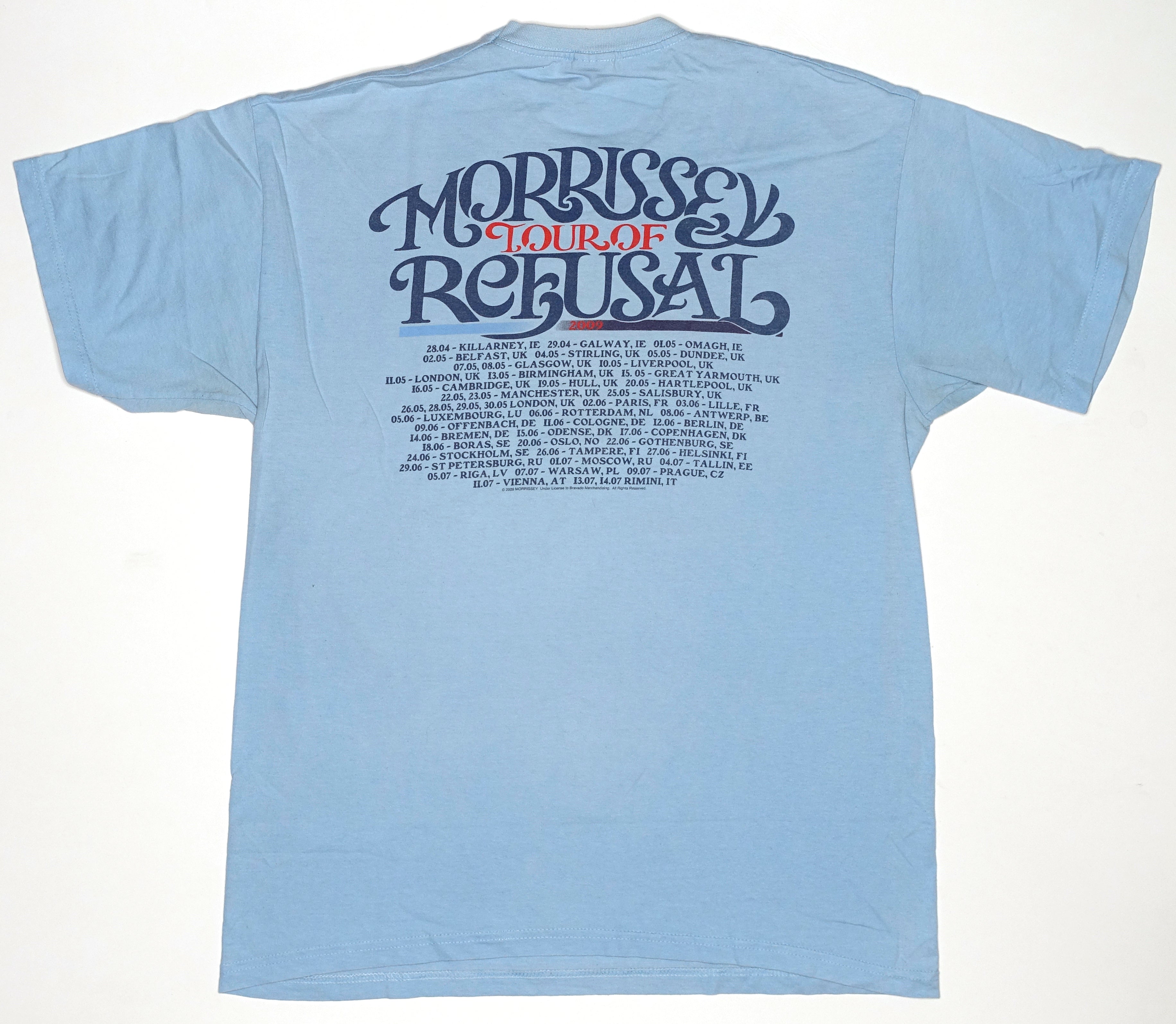 Morrissey - Southpaw Grammar Tour Of Refusal EU 2009 Tour Shirt Size Large