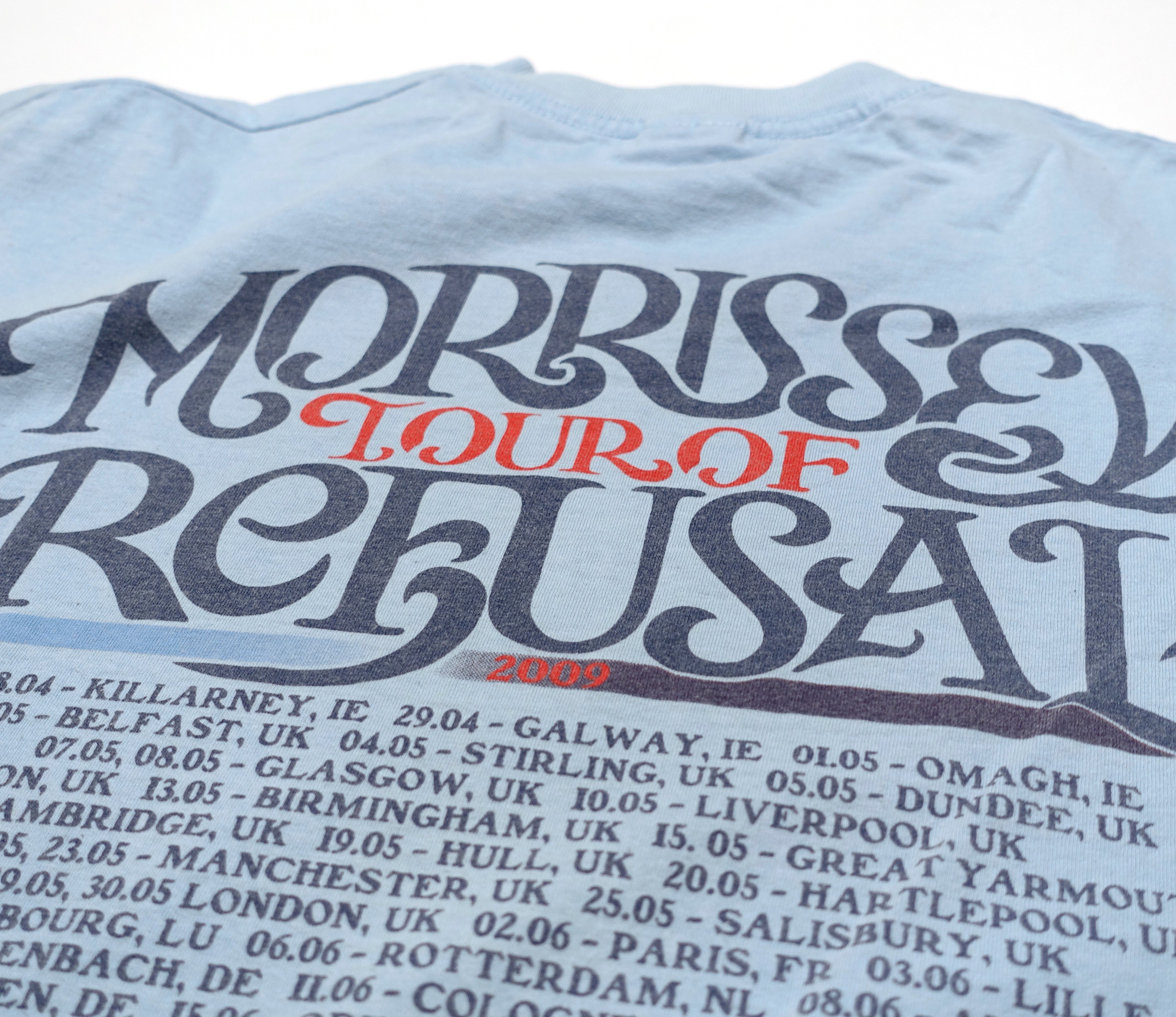 Morrissey - Southpaw Grammar Tour Of Refusal EU 2009 Tour Shirt Size Large