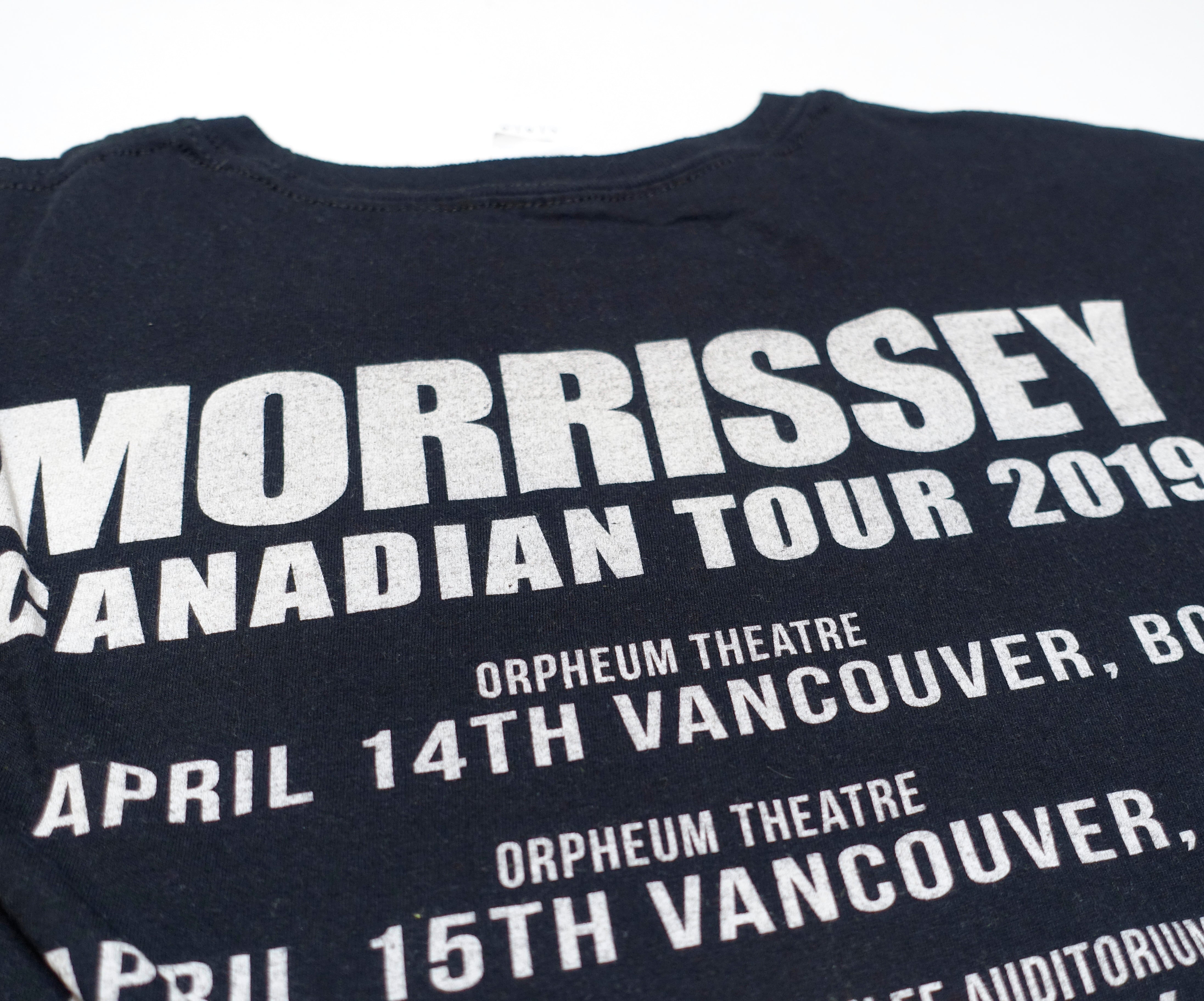 Morrissey - Canadian 2019 Tour Shirt Size Large