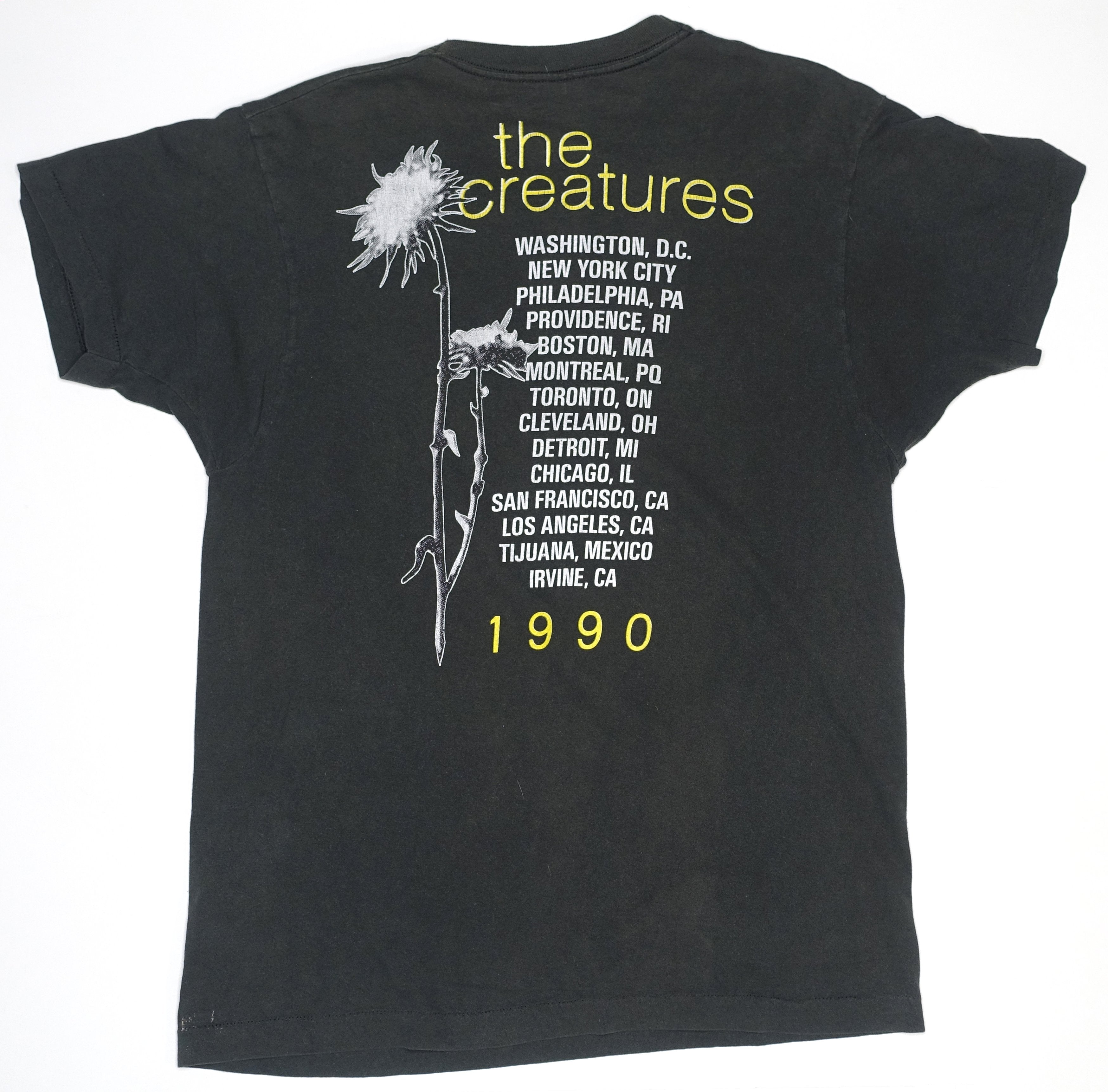 Creatures - Boomerang 1990 US Tour Shirt Size Medium