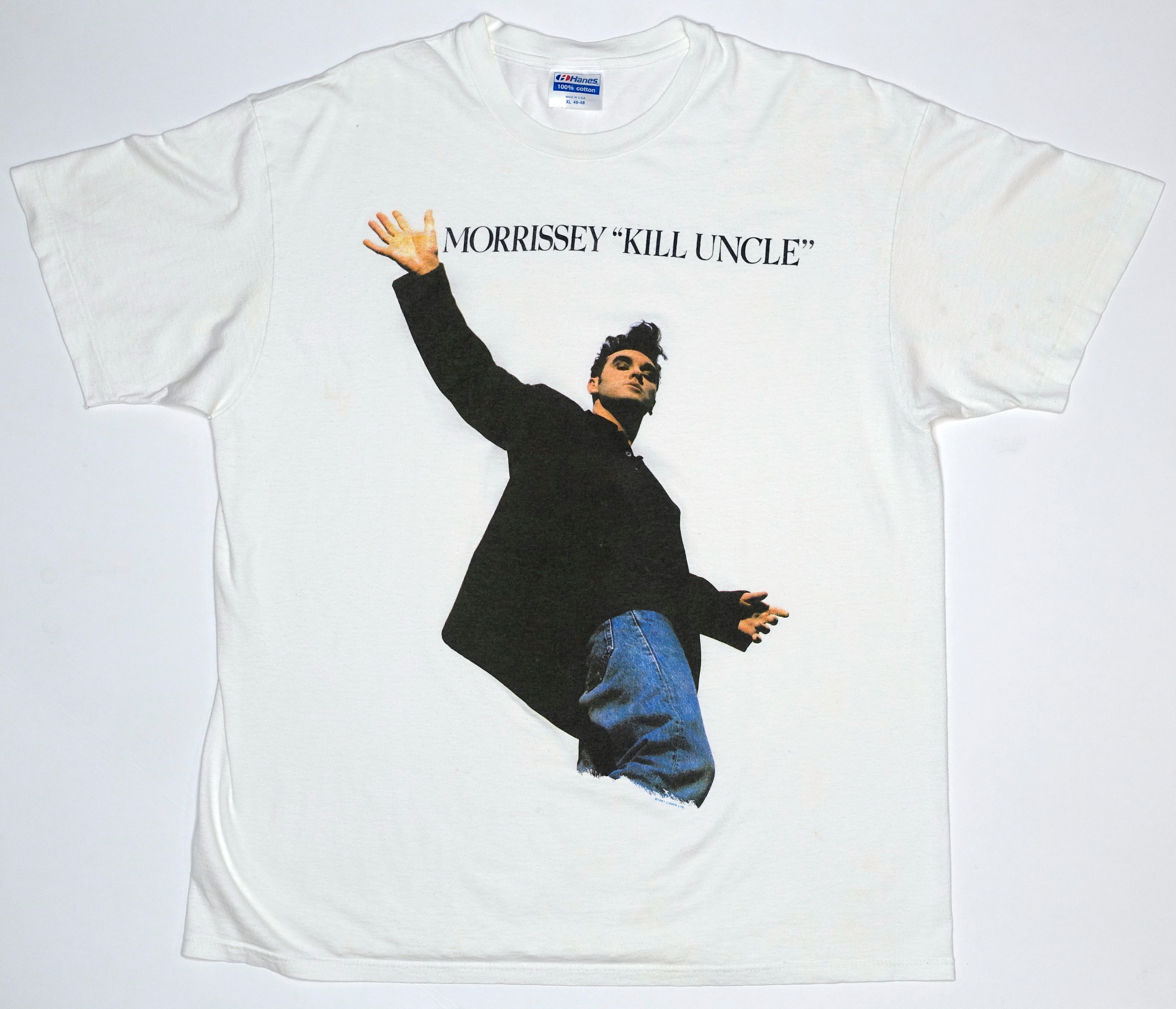 Morrissey - Kill Uncle 1991 Tour Shirt Size XL / Large