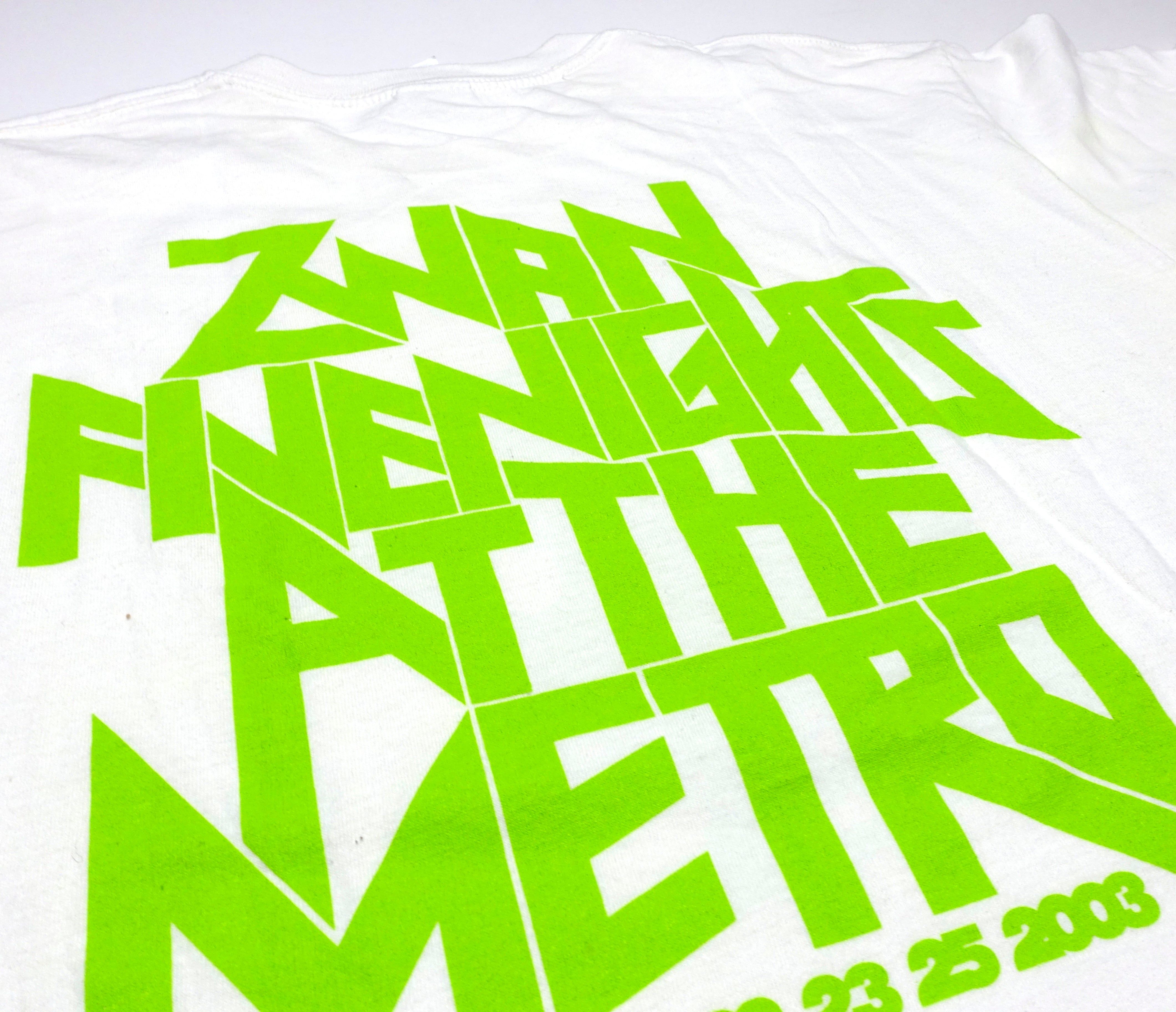 Zwan - 5 Nights At The Metro 2003 Tour (Art by Geoff McFetridge) Shirt Size XL