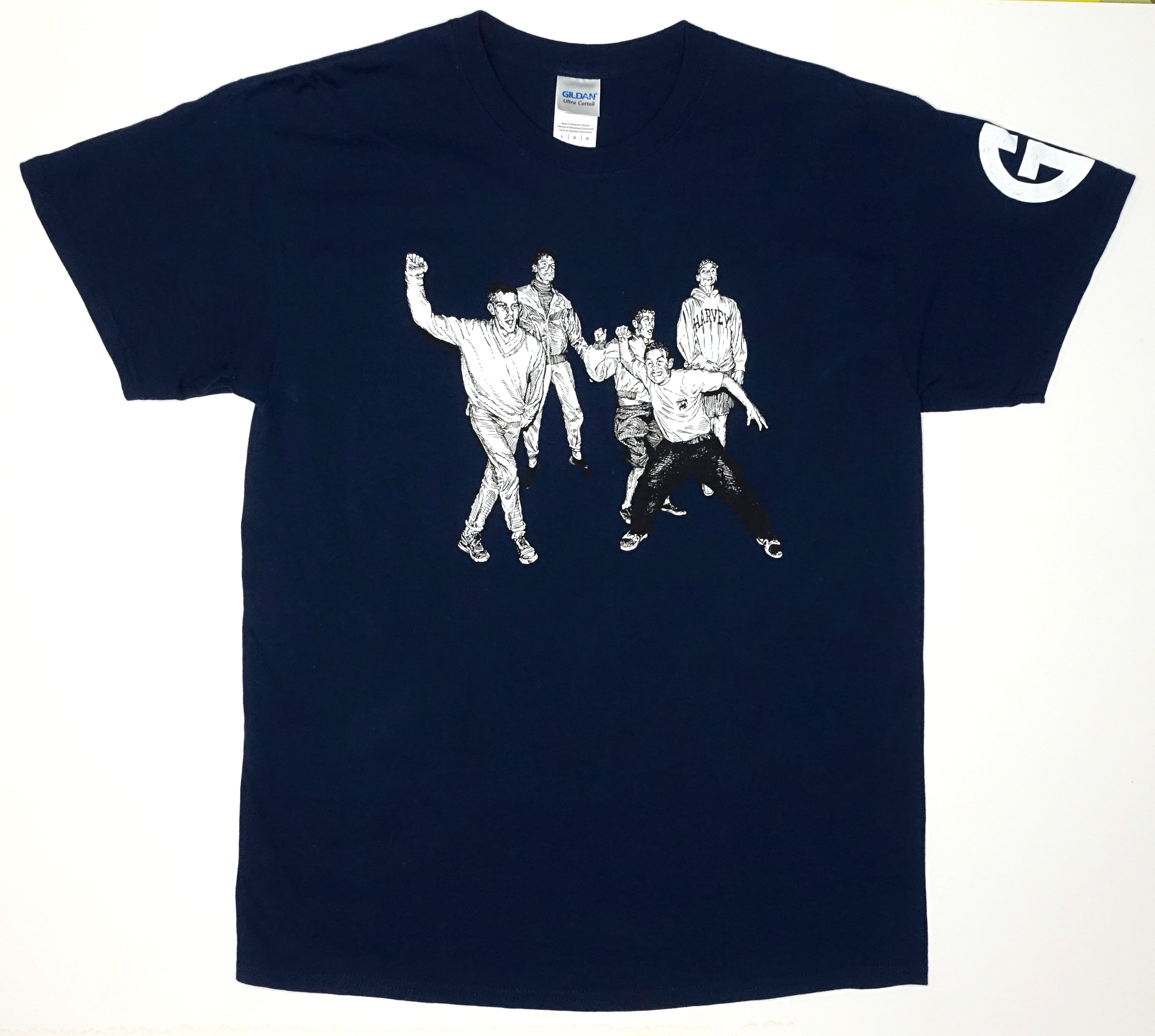 Gorilla Biscuits – Chris Shary Team Drawing Tour Shirt Size Large