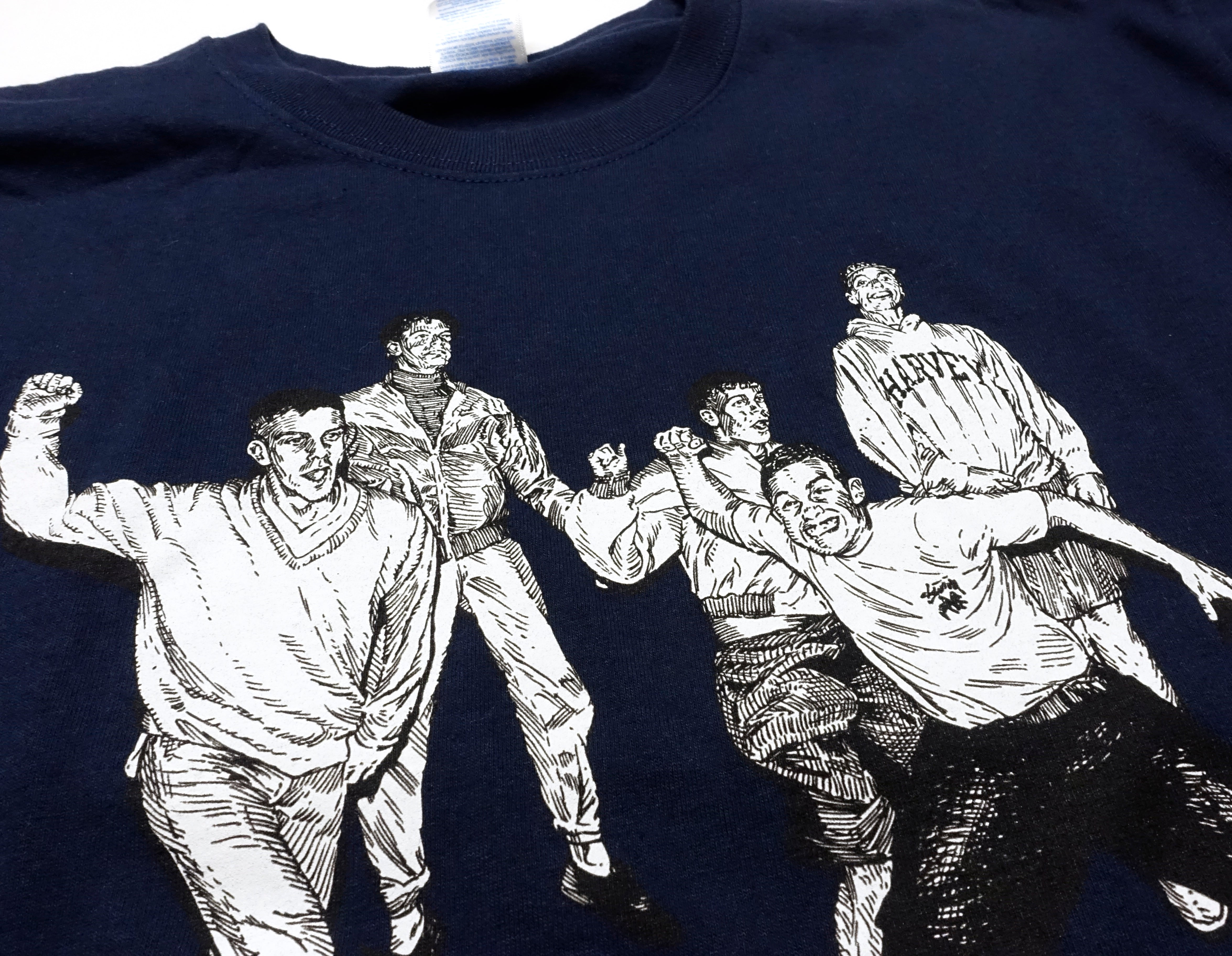 Gorilla Biscuits – Chris Shary Team Drawing Tour Shirt Size Large