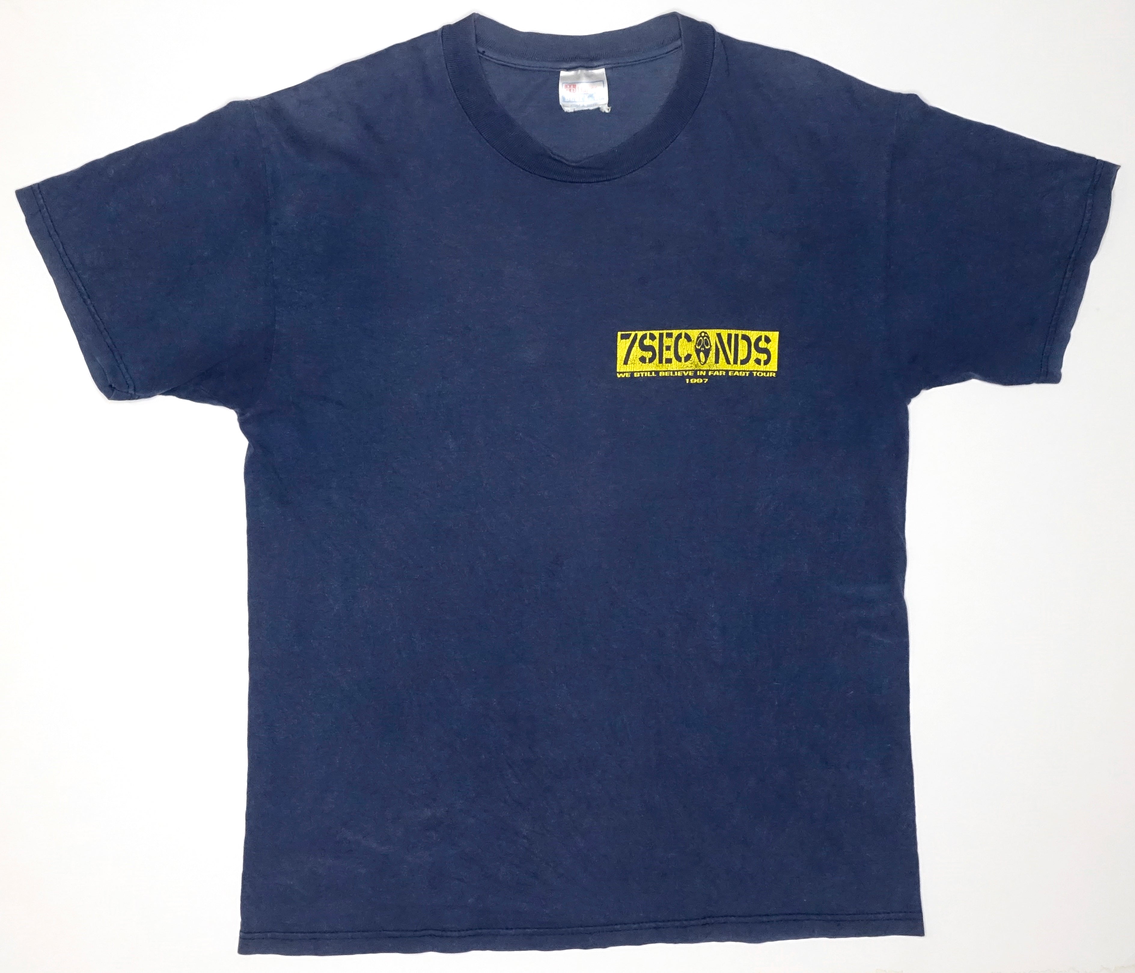 7 Seconds – We Still Believe In Far East 1997 Tour Shirt Size Large