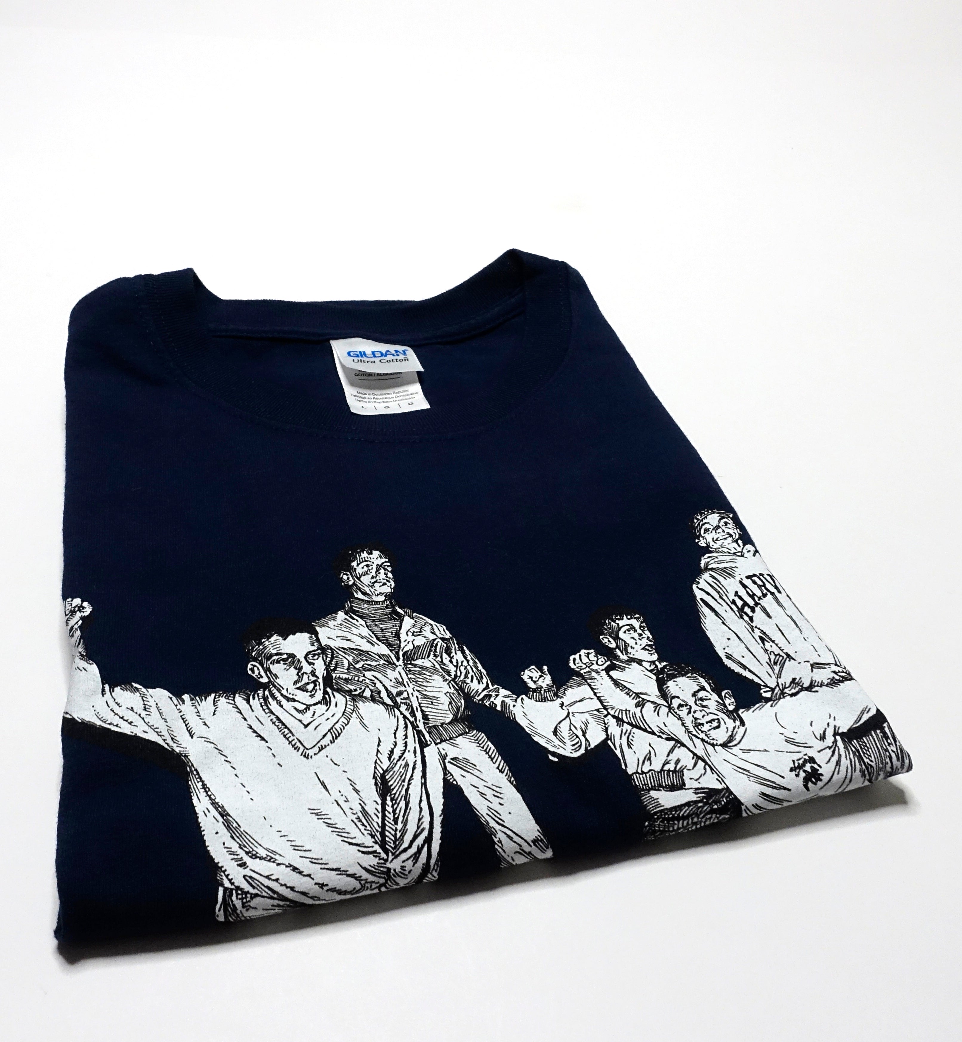 Gorilla Biscuits – Chris Shary Team Drawing Tour Shirt Size Large