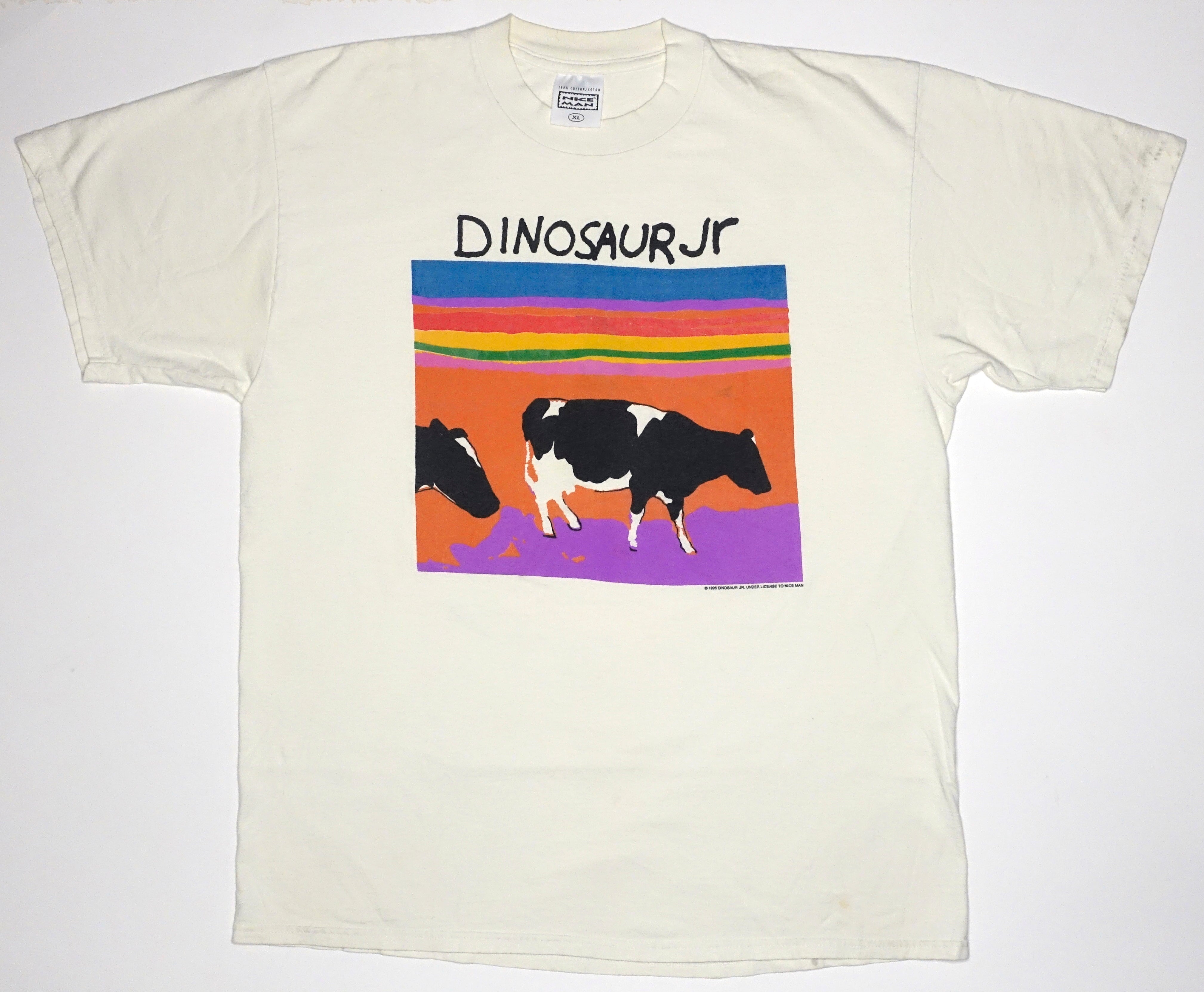Dinosaur Jr. – Cows / Without A Sound 1995 Tour Shirt Size XL