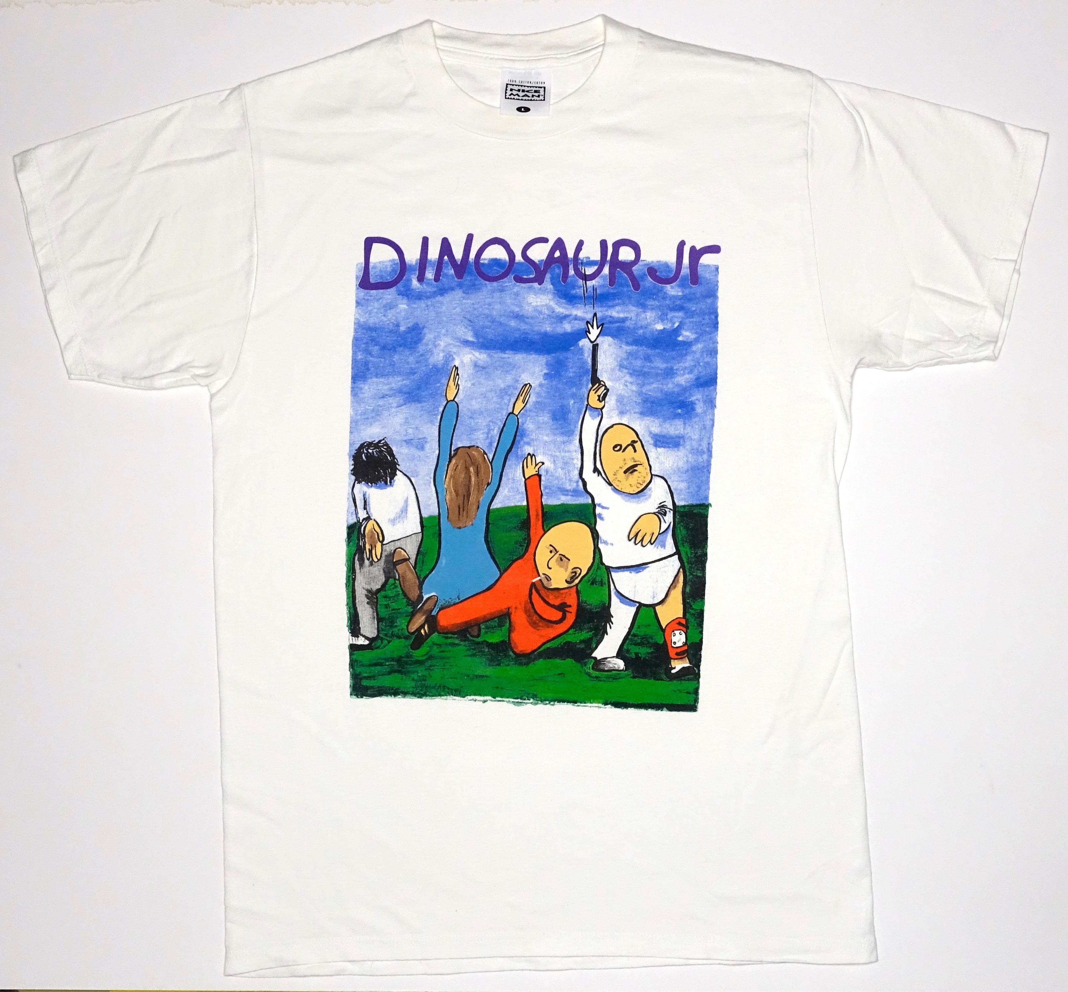 Dinosaur Jr. – Kids With Guns Tour Shirt Size Large (Neil Blender Art)
