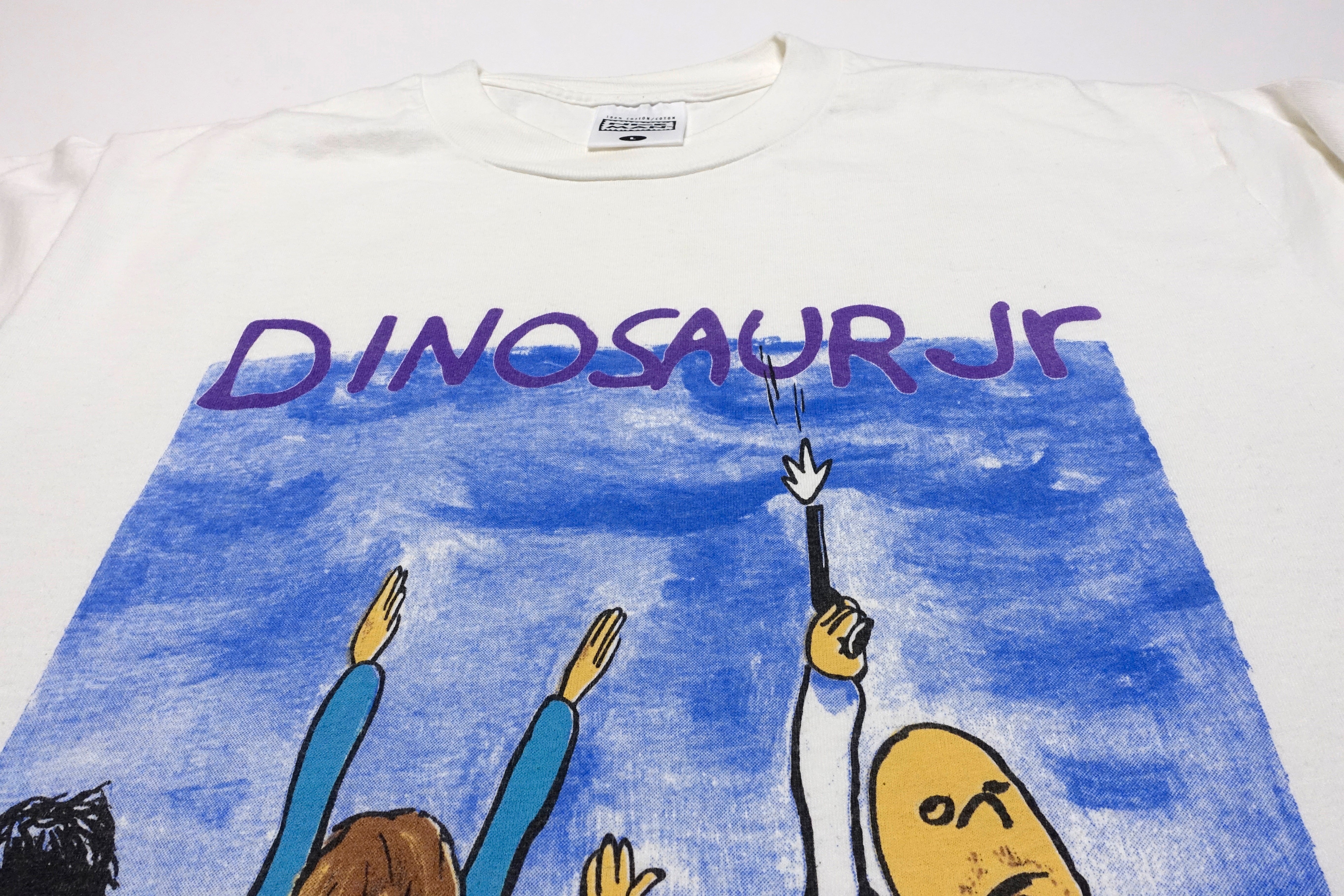 Dinosaur Jr. – Kids With Guns Tour Shirt Size Large (Neil Blender Art)