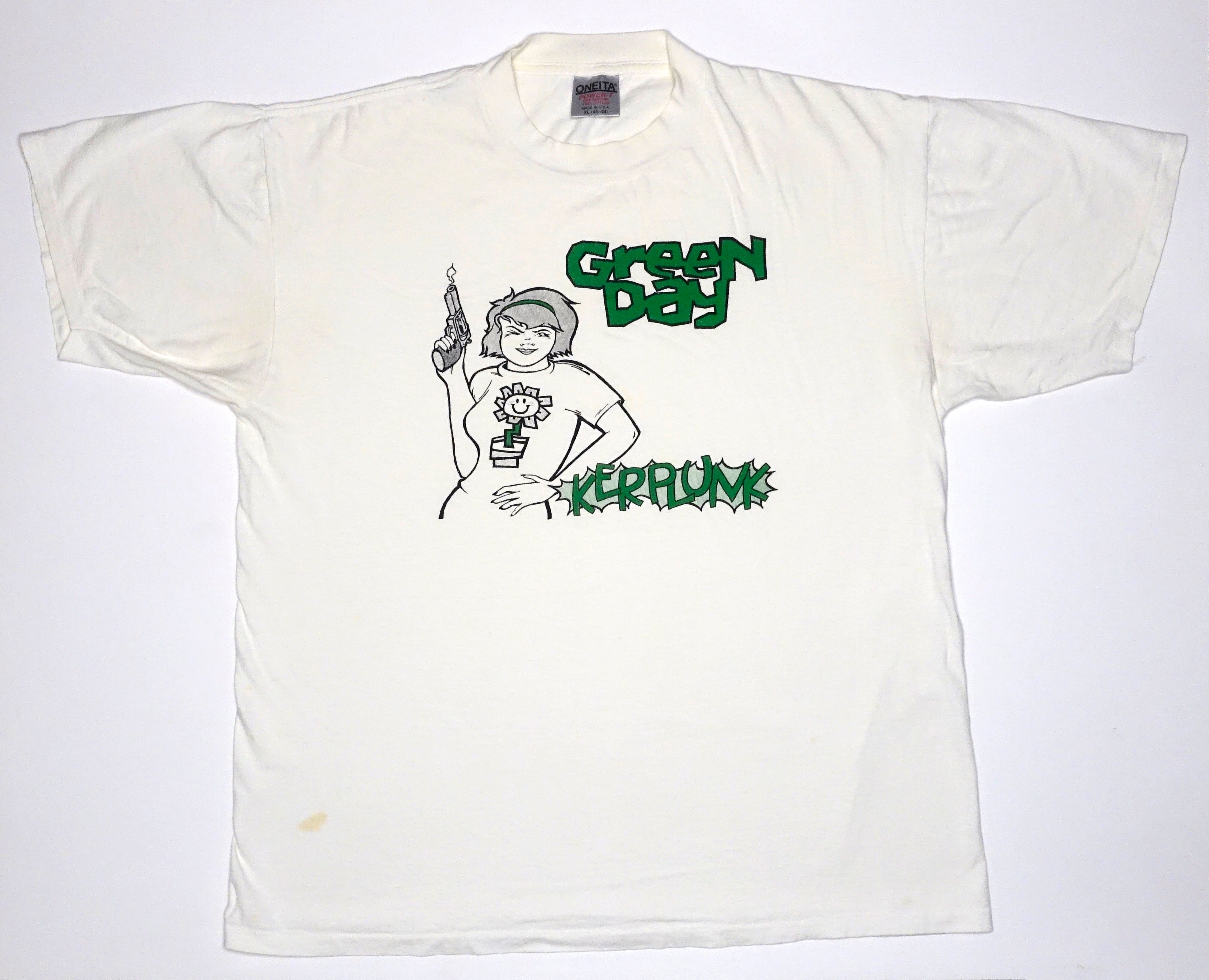 Green Day - Kerplunk 1991 Tour Shirt Size XL
