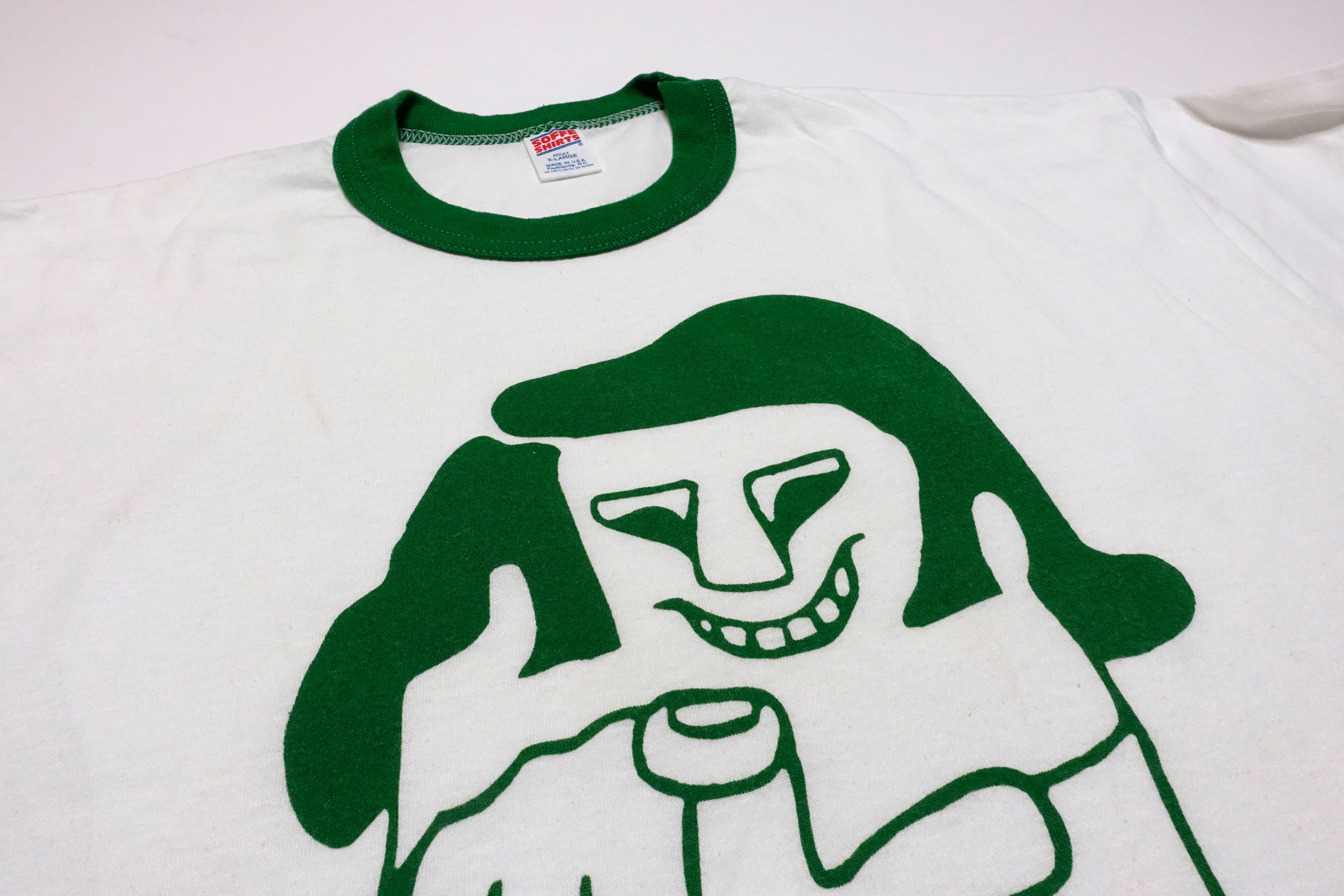 Stereolab – Cliff White/Green Ringer 90's Tour Shirt Size XL