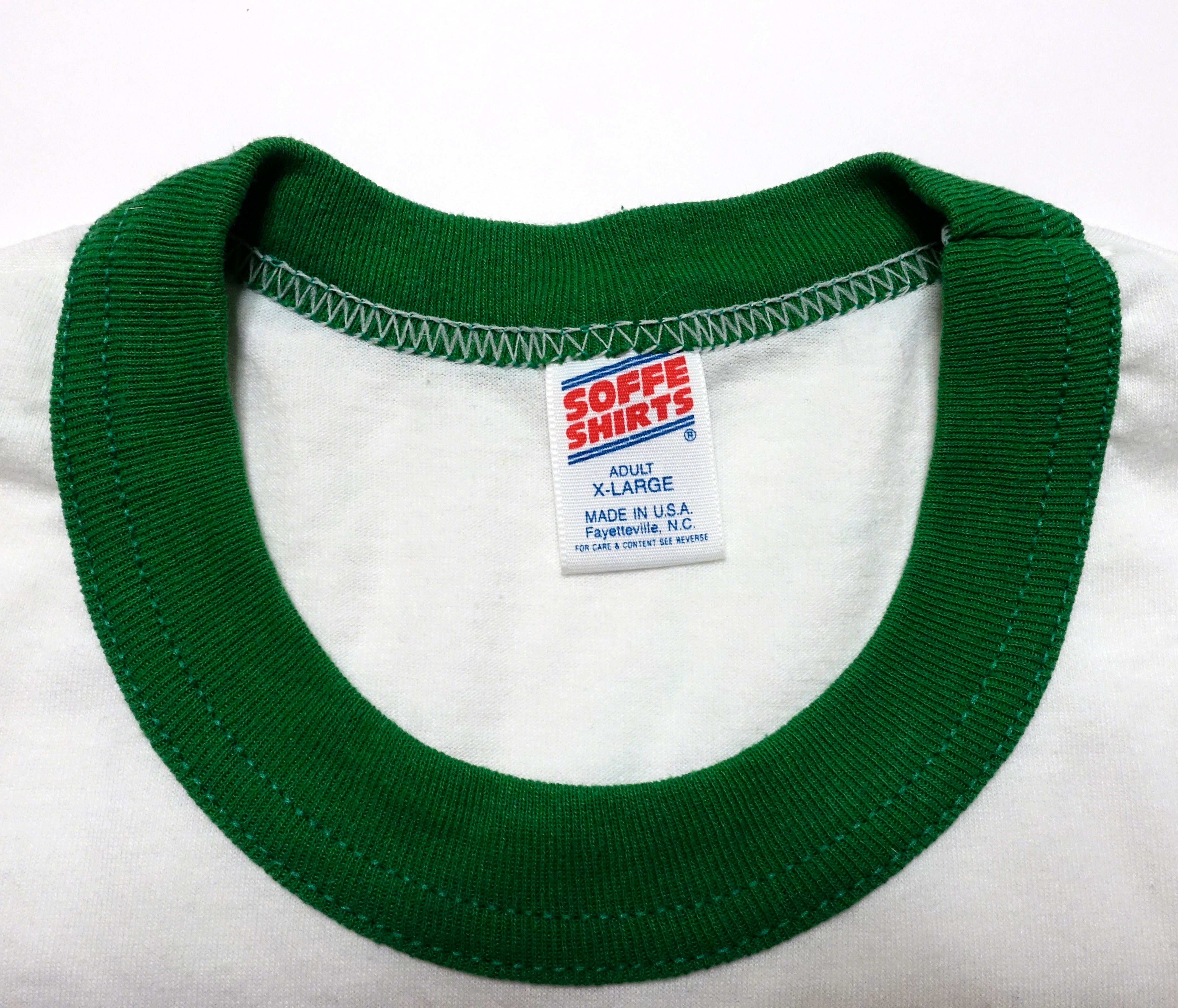 Stereolab – Cliff White/Green Ringer 90's Tour Shirt Size XL