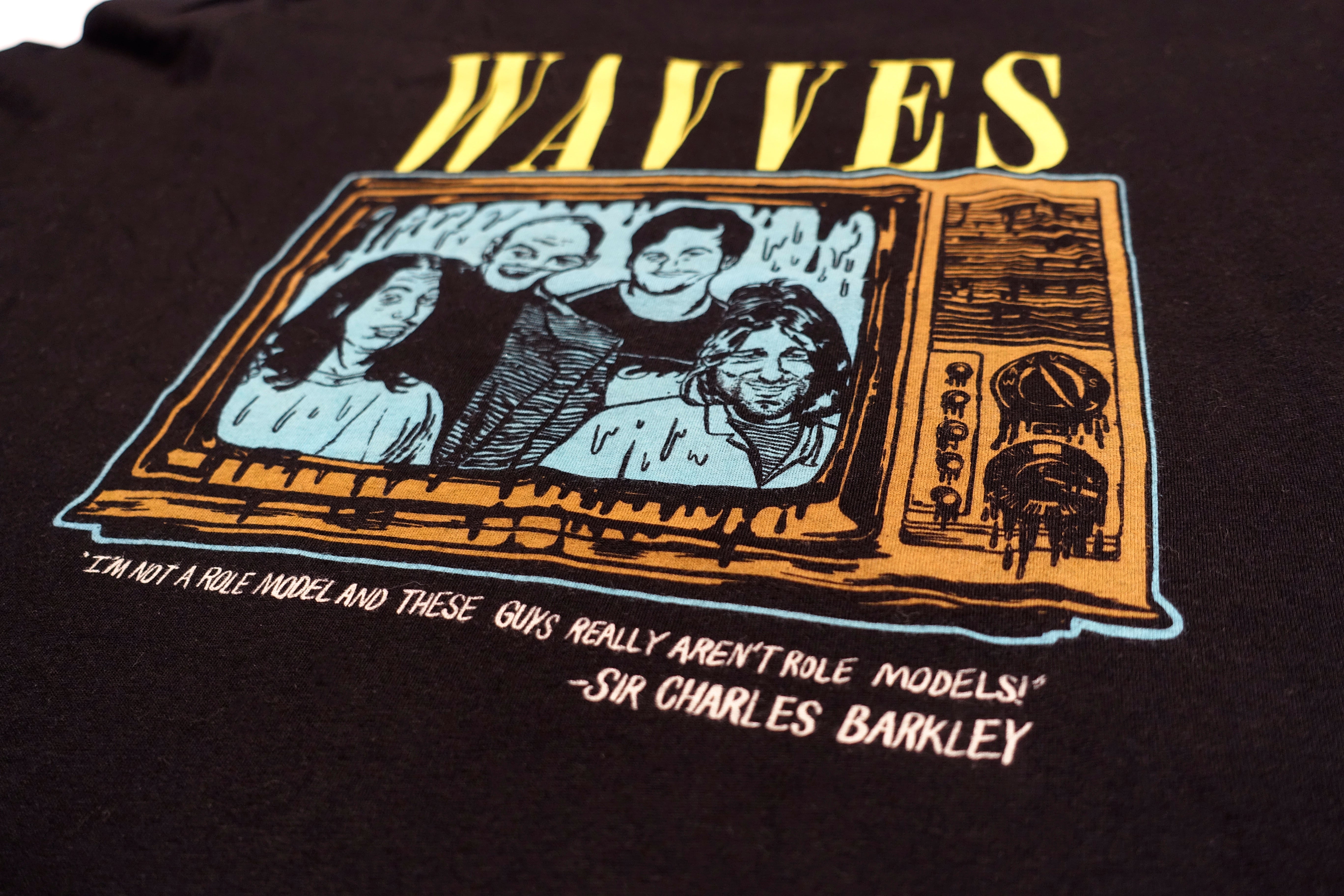 Wavves – Nirvana & Charles Barkley Tour Shirt Size Large