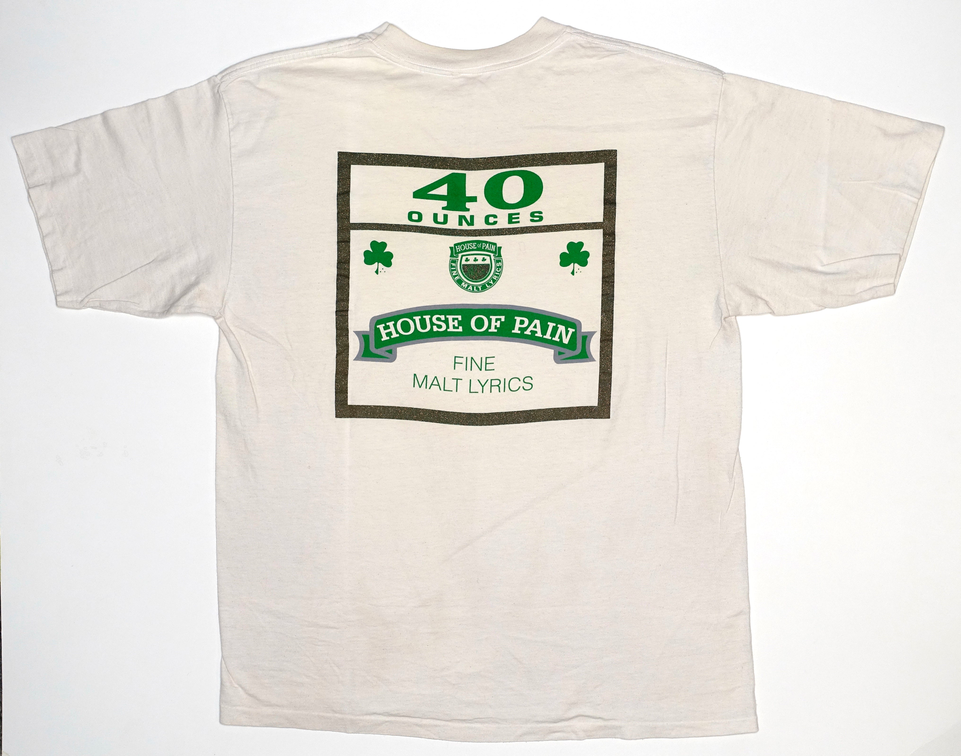 House Of Pain - 40oz Fine Malt Lyrics Shirt Size XL