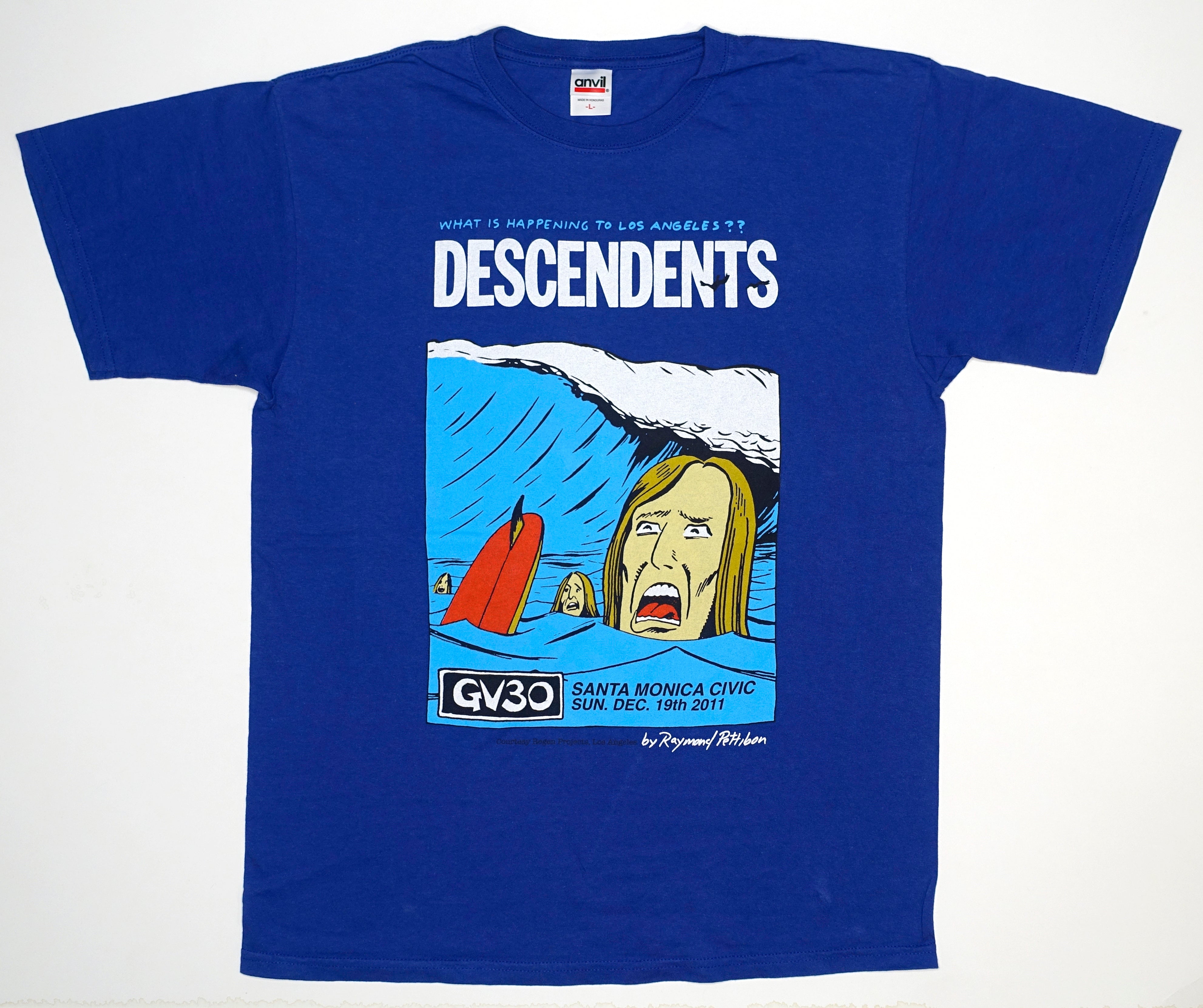 Descendents - Goldenvoice 30 2011 Tour Shirt Size Large
