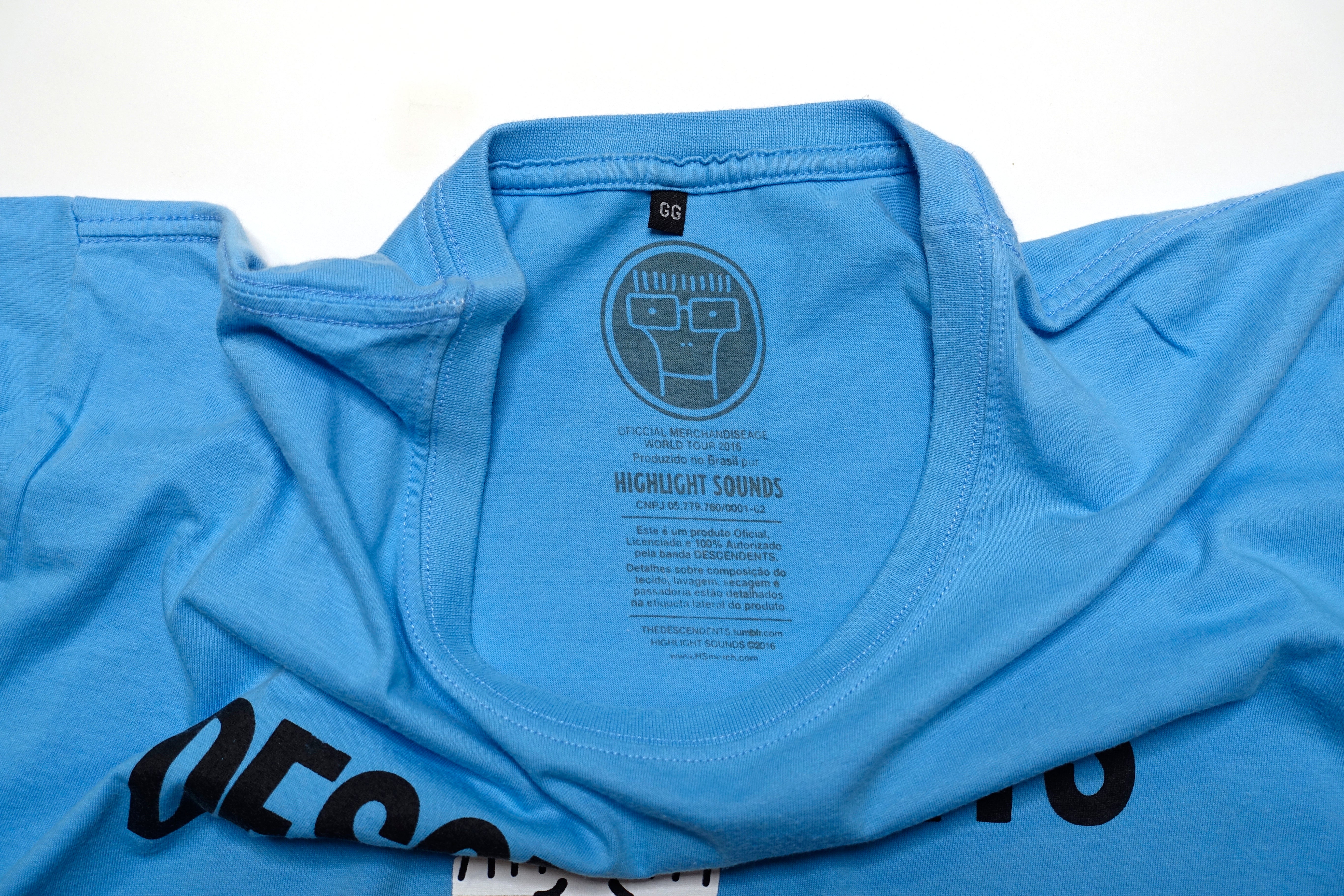 Descendents - Costa Rica 2016 Tour Shirt Size XL / Large