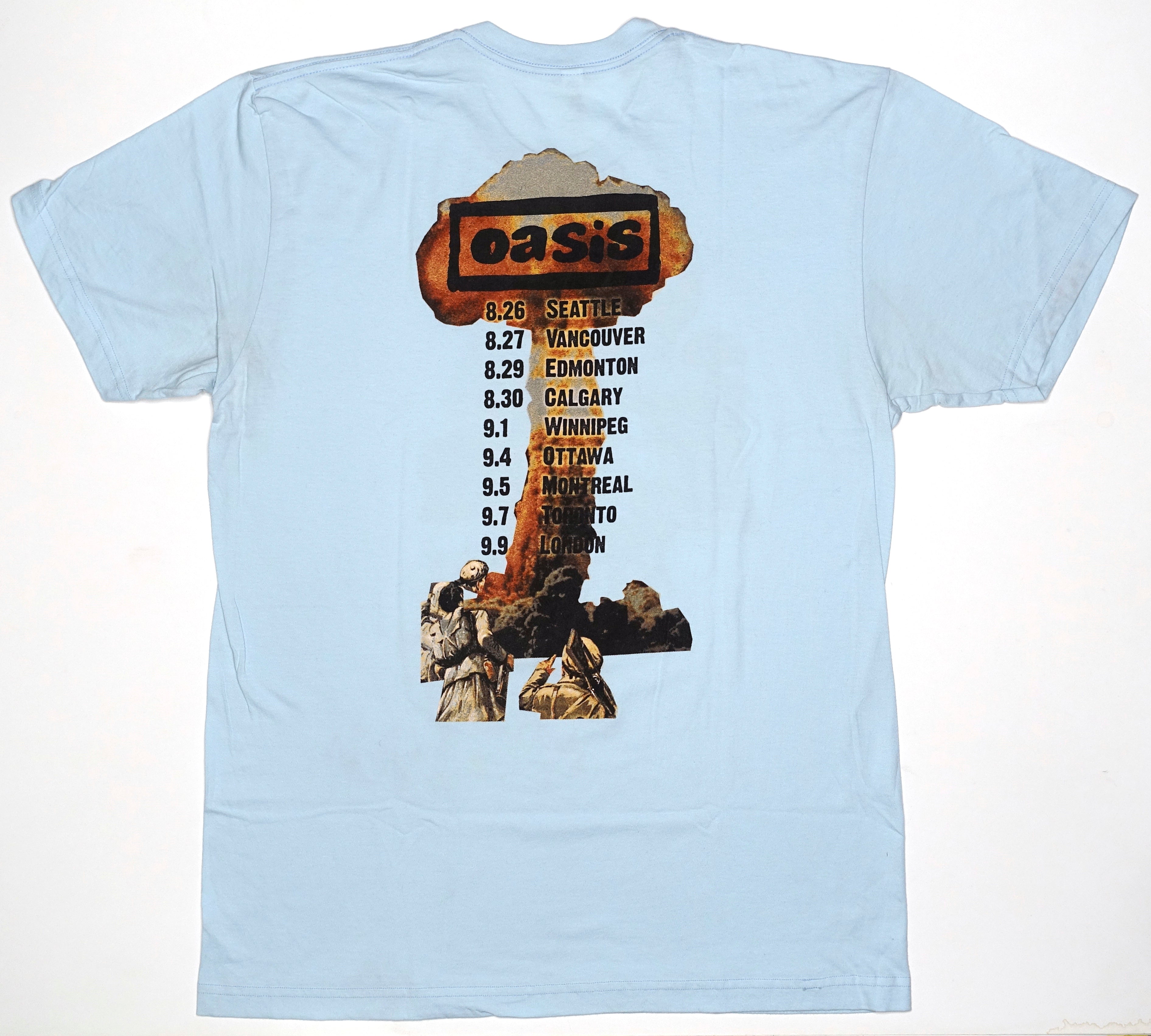 Oasis - USA / Canada / London 2008 Tour Shirt Size Large
